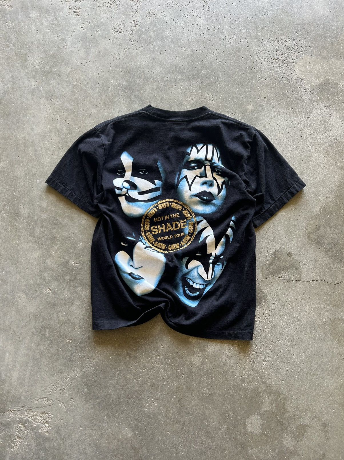 Band Tees × Vintage Vintage 90s Kiss Hot in the Shade Shirt Size US L / EU 52-54 / 3 - 3 Thumbnail