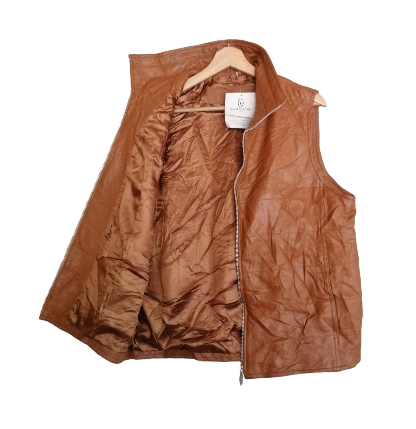 Gianni Valentino Gianni Valentino Italy Leather Vest Jacket Size US M / EU 48-50 / 2 - 7 Thumbnail