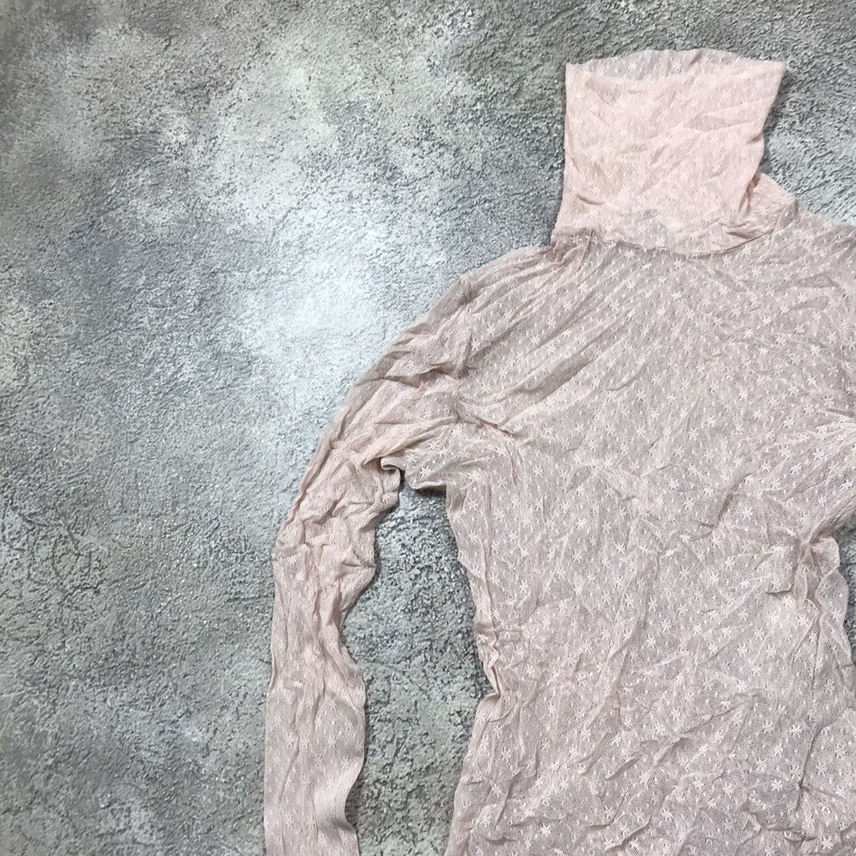 Vintage Vintage Y2K Mesh Cutout Blouse Avant Garde Grunge Cropped XS Size XS / US 0-2 / IT 36-38 - 2 Thumbnail