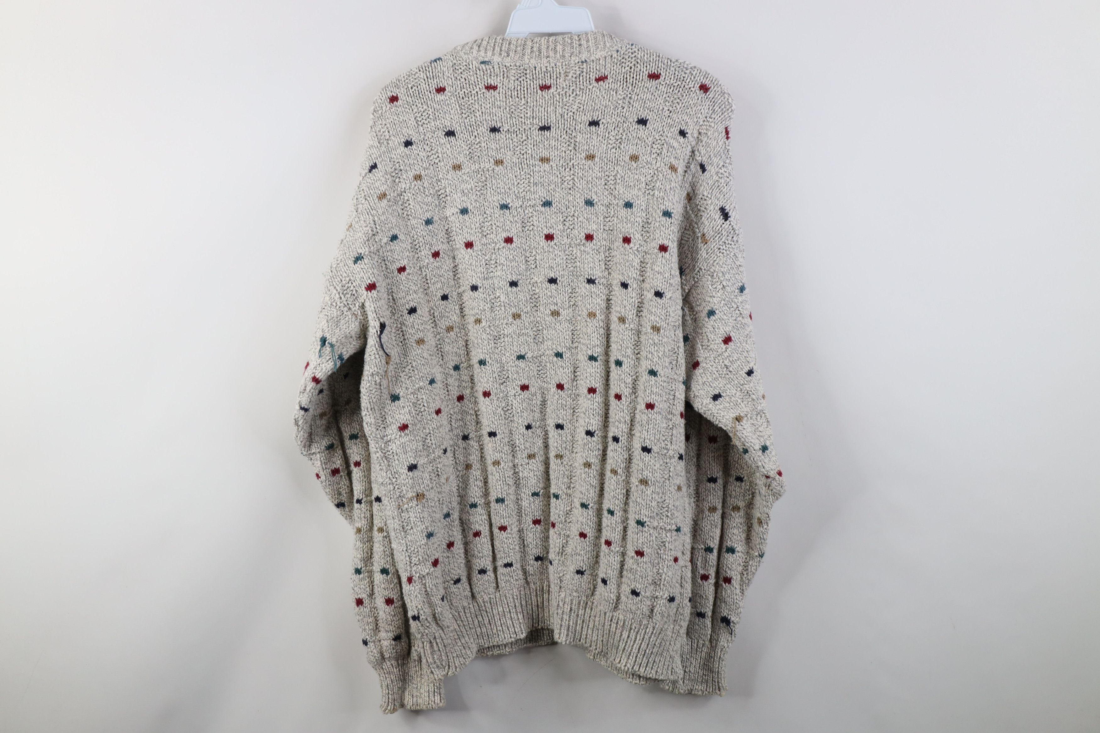 Vintage Vintage 90s Streetwear Chunky Cotton Knit Sweater USA Size US M / EU 48-50 / 2 - 13 Thumbnail