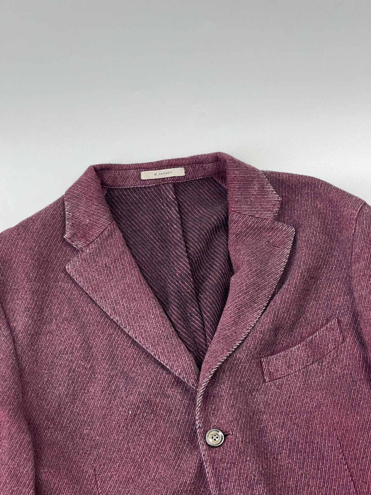 Boglioli Boglioli Garment Dyed Cashmere K. Jacket Blazer (Y0512) Size 42R - 3 Thumbnail