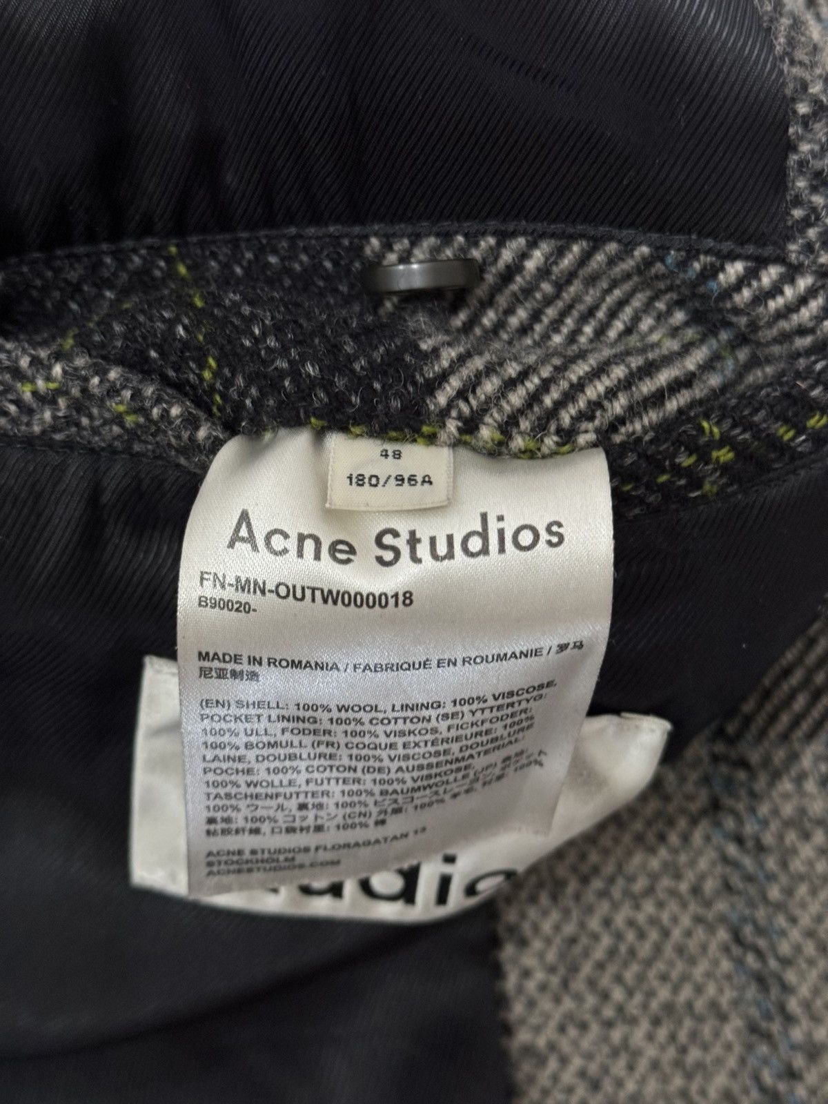 Acne Studios Acne Studio Wool Long Coat Size US M / EU 48-50 / 2 - 11 Thumbnail
