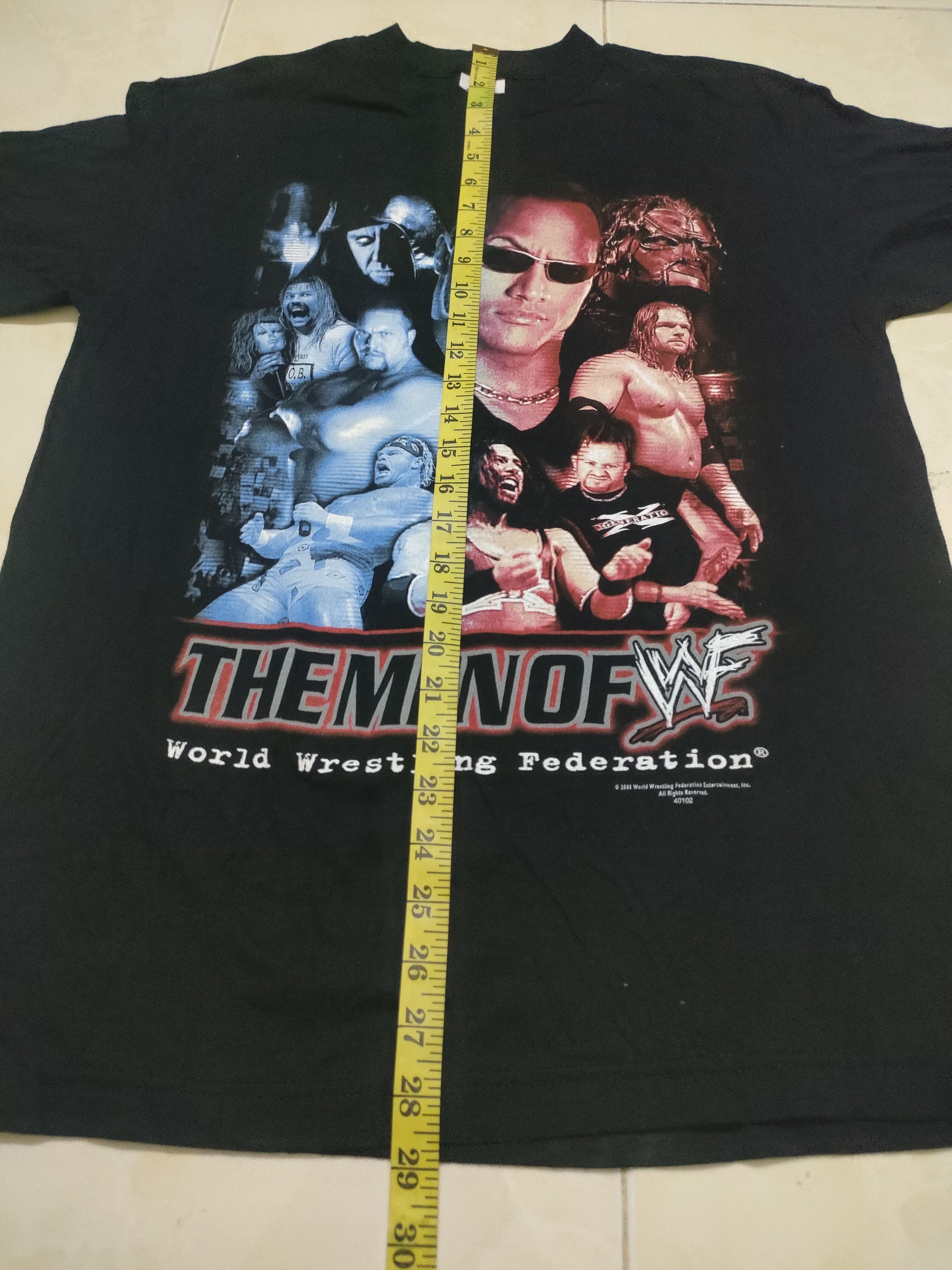Vintage × WWE × WWF Vintage WWE WWF Wrestling The Rock T-shirt Size US M / EU 48-50 / 2 - 9 Thumbnail