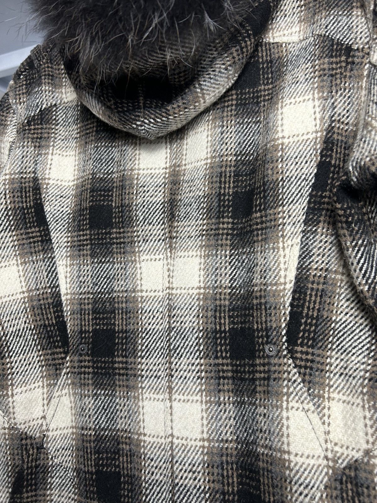 PPFM PPFM Studded Logo Fur hoodie Tartan Jacket Size US L / EU 52-54 / 3 - 13 Thumbnail
