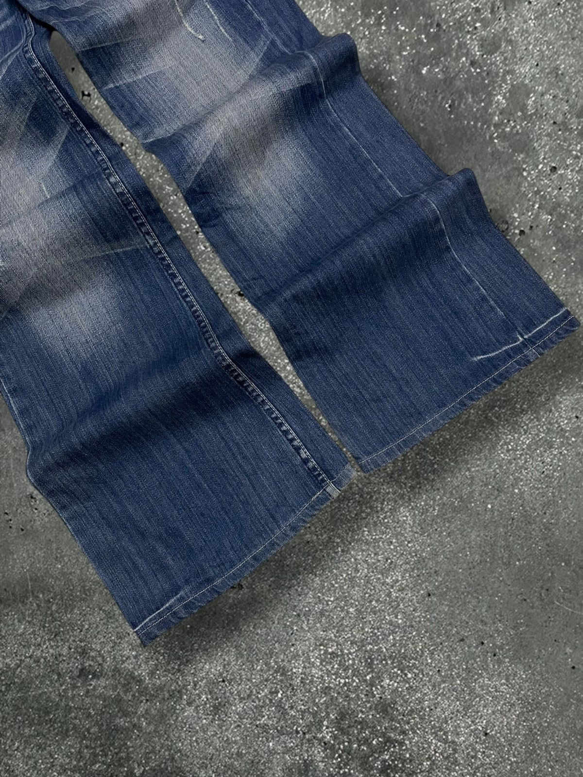 Designer × Japanese Brand × Vintage Vintage 1990s Japan Designer Fetish Baggy Y2K Style Denim Size US 26 / EU 42 - 3 Thumbnail