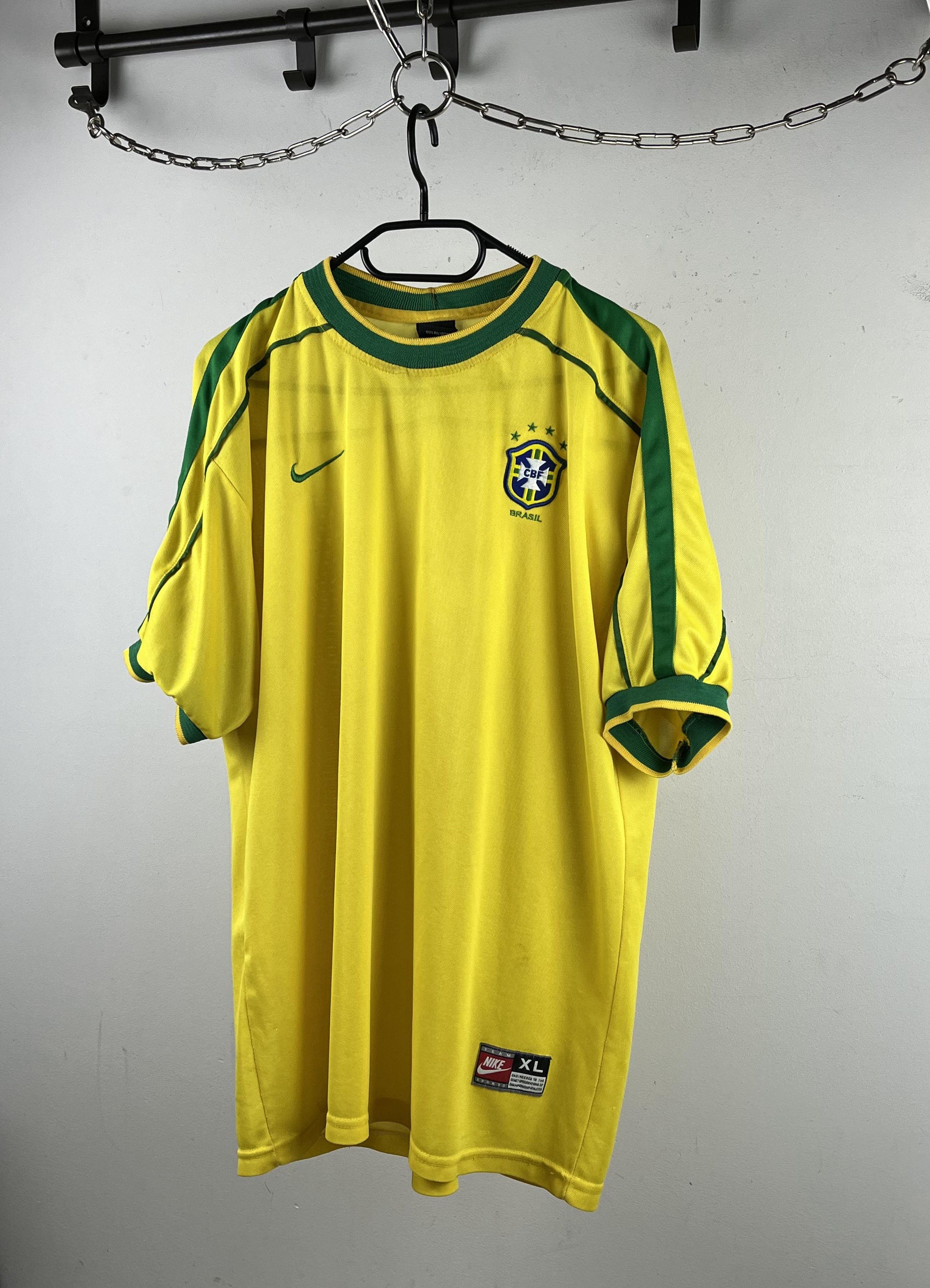 Bloke Core! Rare Nike Brazil 1998 Jersey