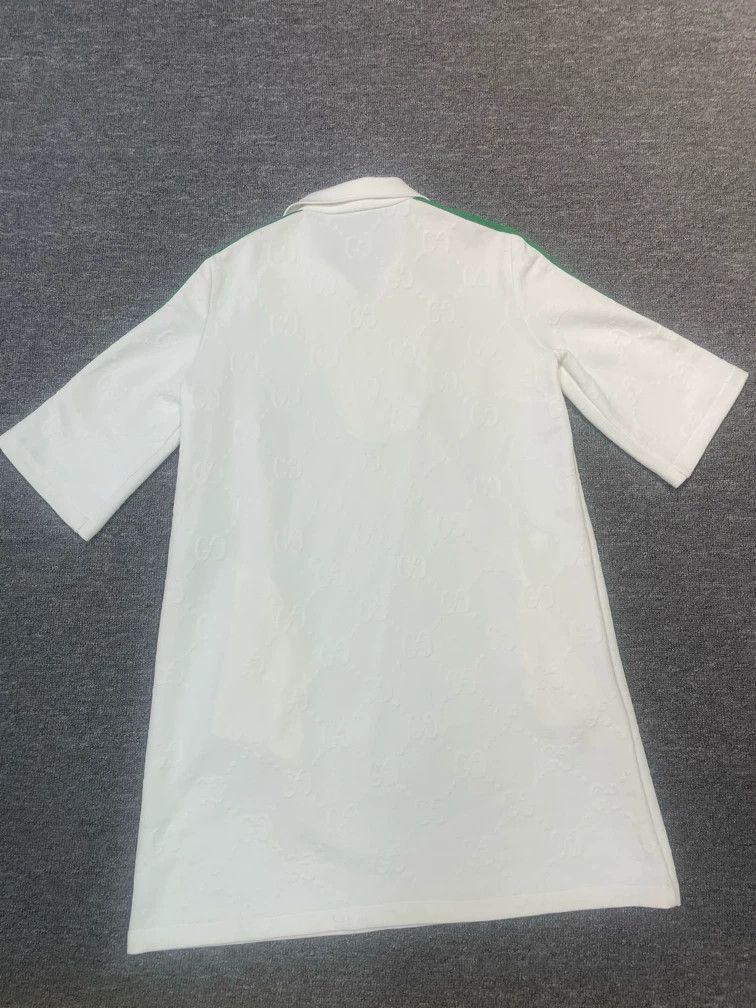 Gucci Gucci White Logo full-print dress Size M / US 6-8 / IT 42-44 - 2 Thumbnail