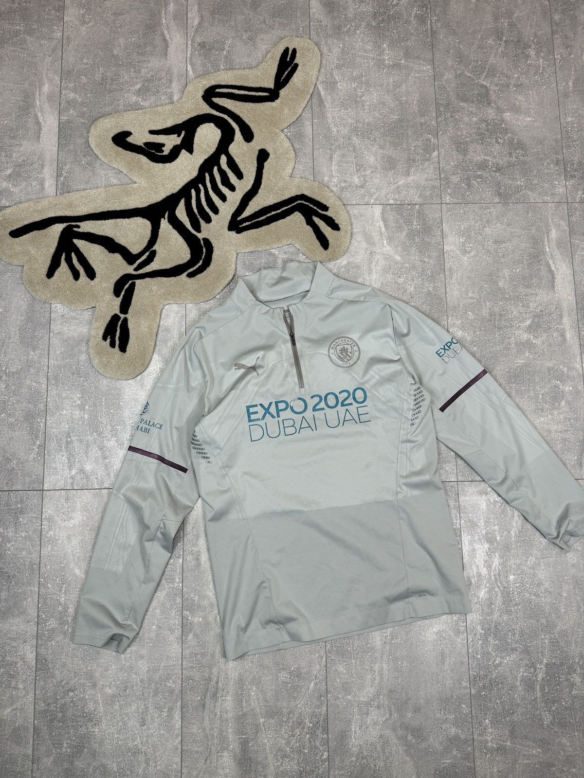Puma × Vintage Mens Vintage Puma Manchester City FC sweatshirt jersey Size US L / EU 52-54 / 3 - 1 Thumbnail