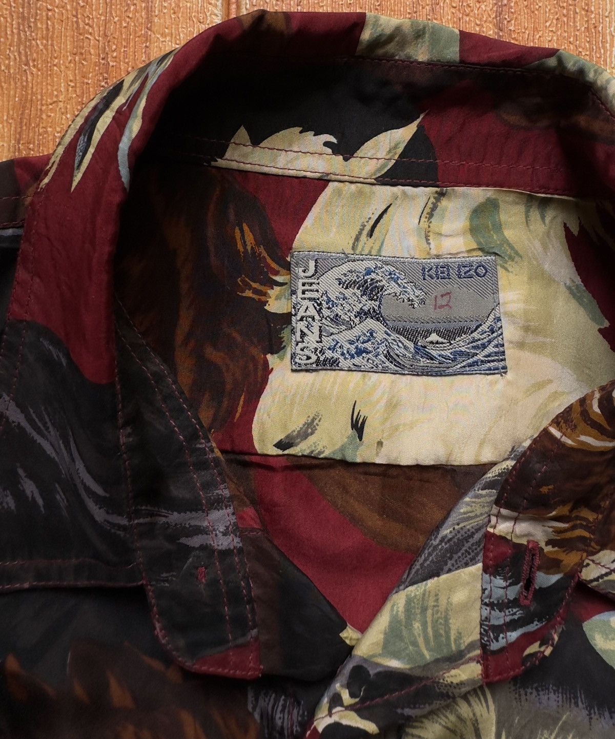 Kenzo KENZO JEANS Silk Horse Pattern Long Sleeve Size XXS / US 00 / IT 34 - 3 Thumbnail