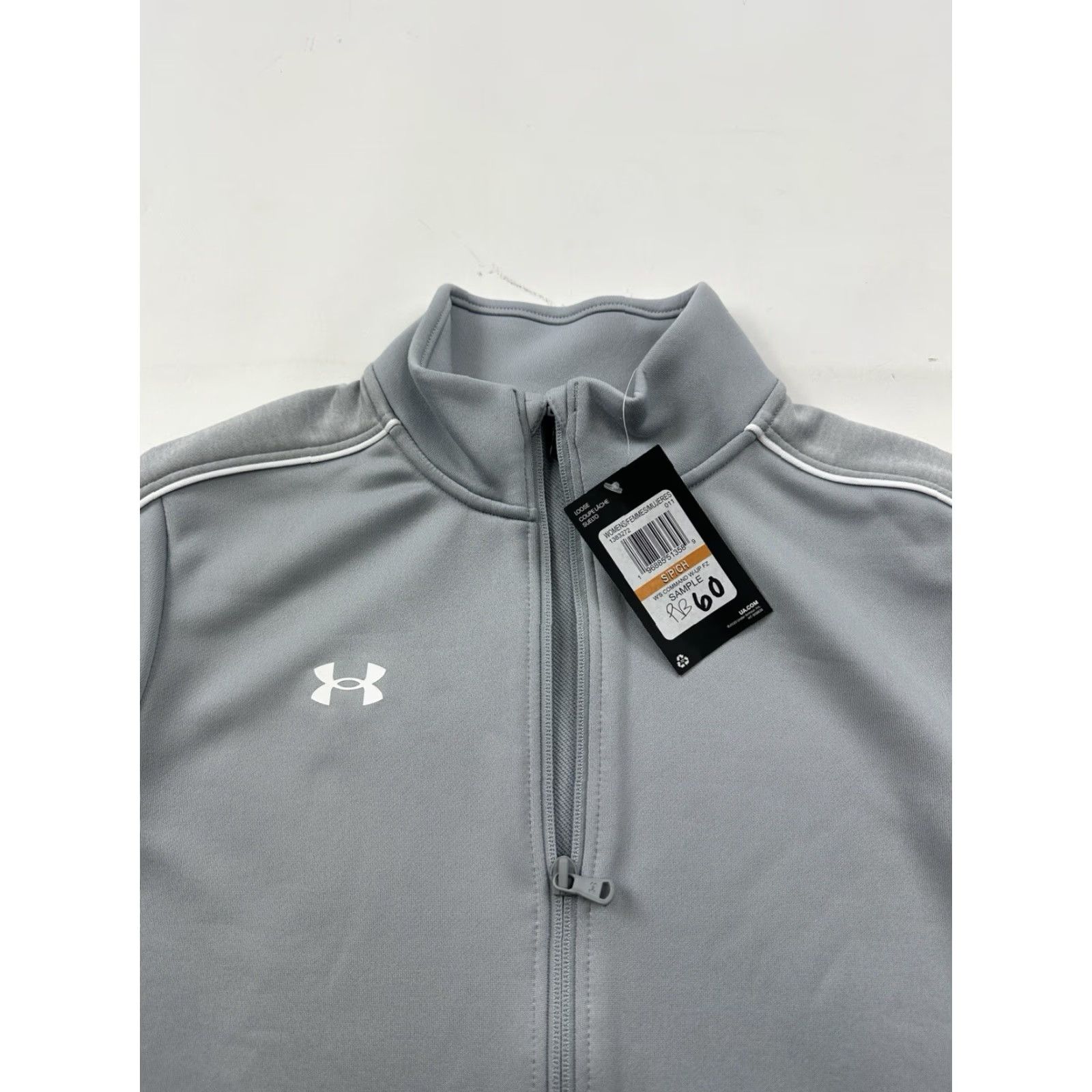 Under Armour Under Armour Jacket Womens Small Gray Command Full Zip Track Jacket Women S Gray Short Description: N/A Size S / US 4 / IT 40 - 2 Thumbnail