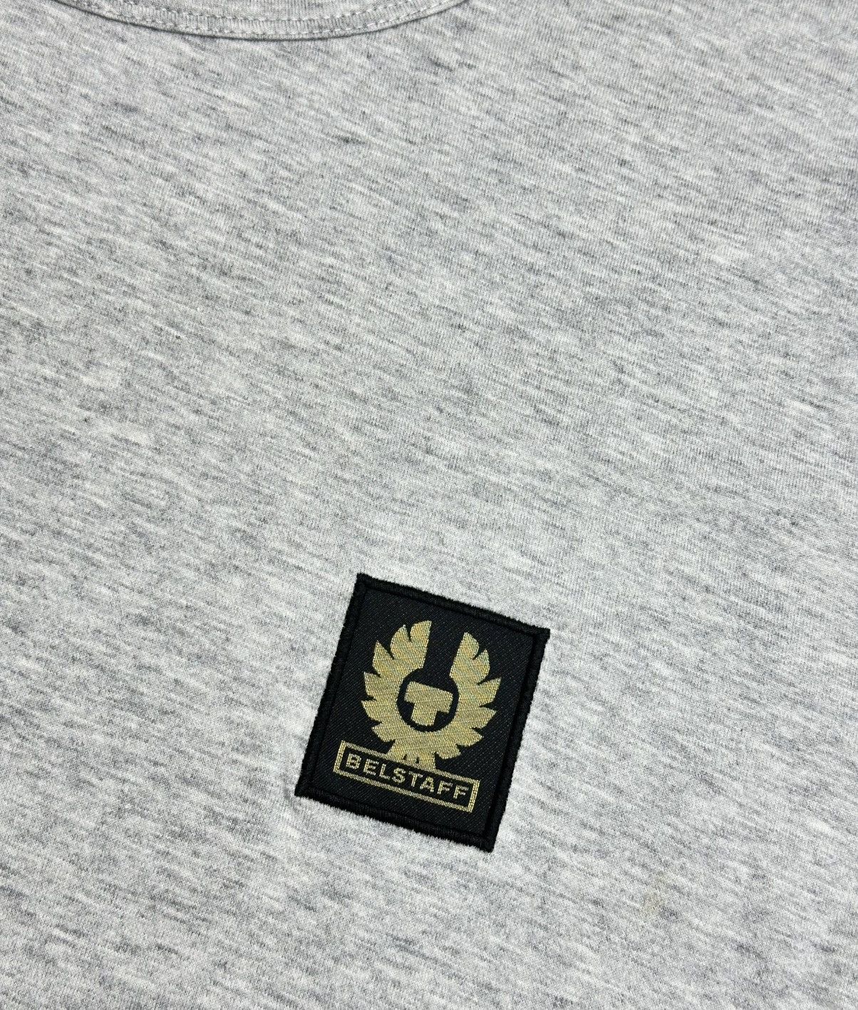 Belstaff Belstaff Mens Long Sleeve Cotton T-Shirt Gray Size M Size US M / EU 48-50 / 2 - 3 Thumbnail