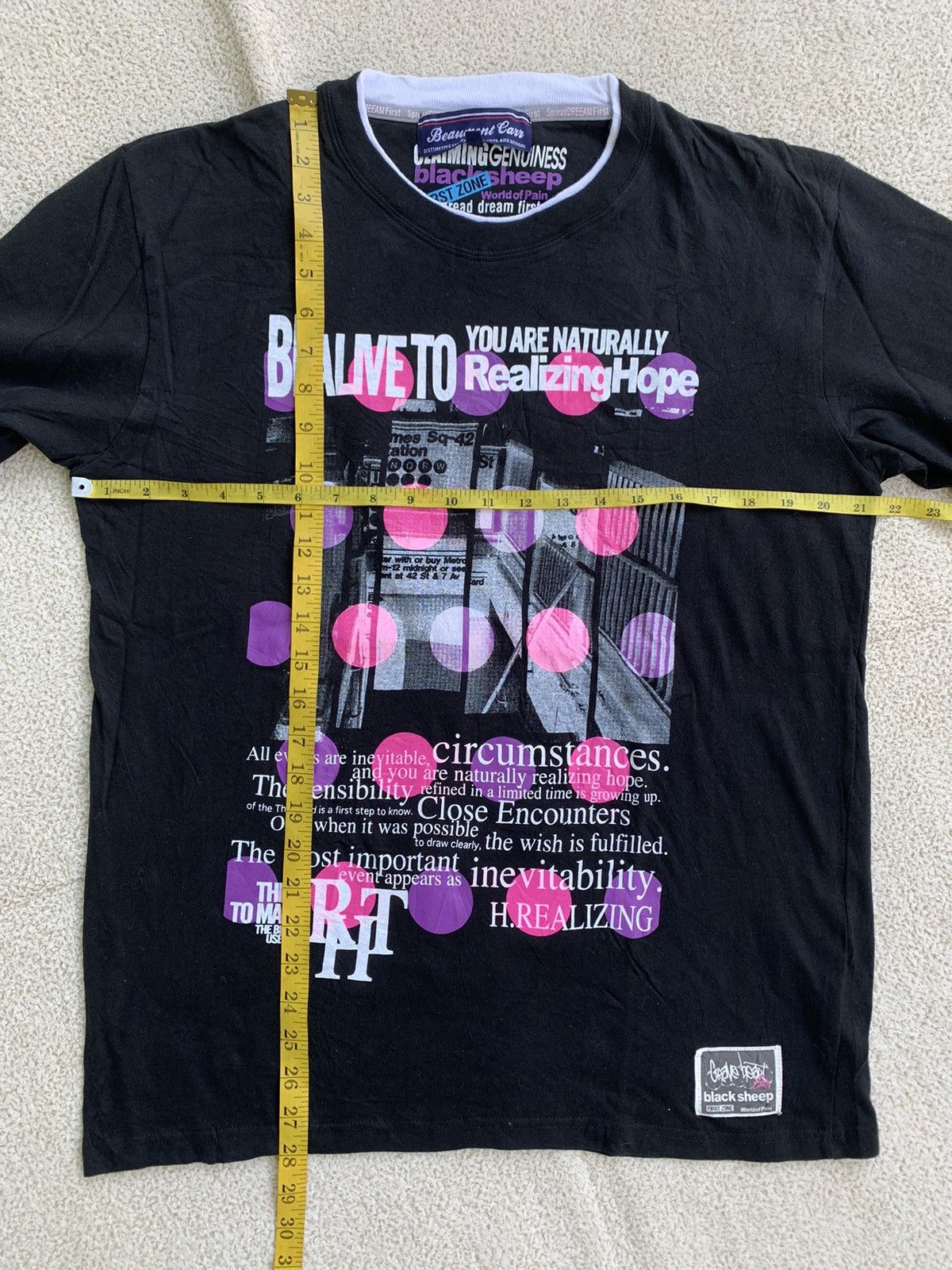 Beauty Beast × If Six Was Nine × Japanese Brand Beaumont Carr Poem Longsleeve Y2k style Size US L / EU 52-54 / 3 - 12 Thumbnail
