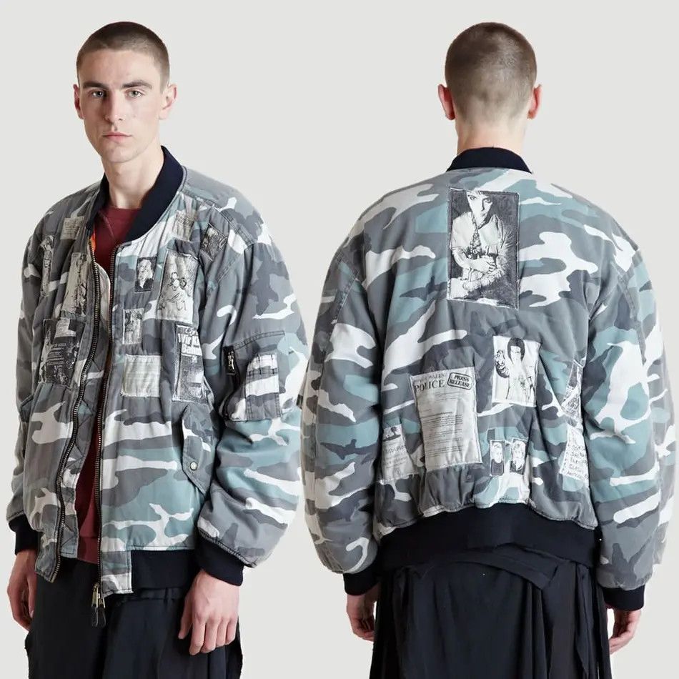 Fostex Garments 3XL vintage woodland camo MA-1 Size US XXL / EU 58 / 5 - 5 Thumbnail
