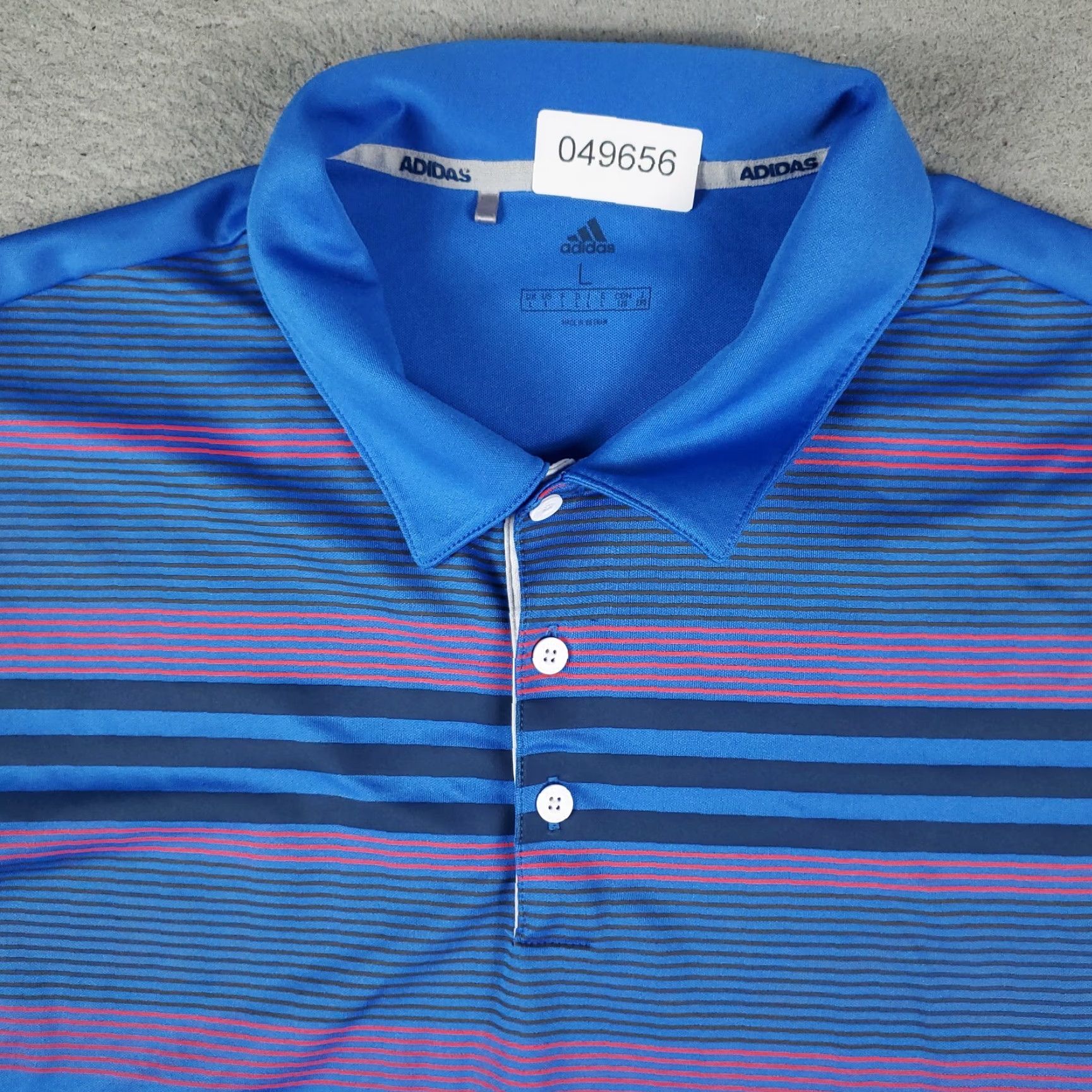 Adidas Adidas Polo Shirt Mens Size Large Blue Golf Casual Short Sleeve Polo Shirt Blue Golf Casual Short Sleeve Mens Large Adidas Size US L / EU 52-54 / 3 - 2 Thumbnail