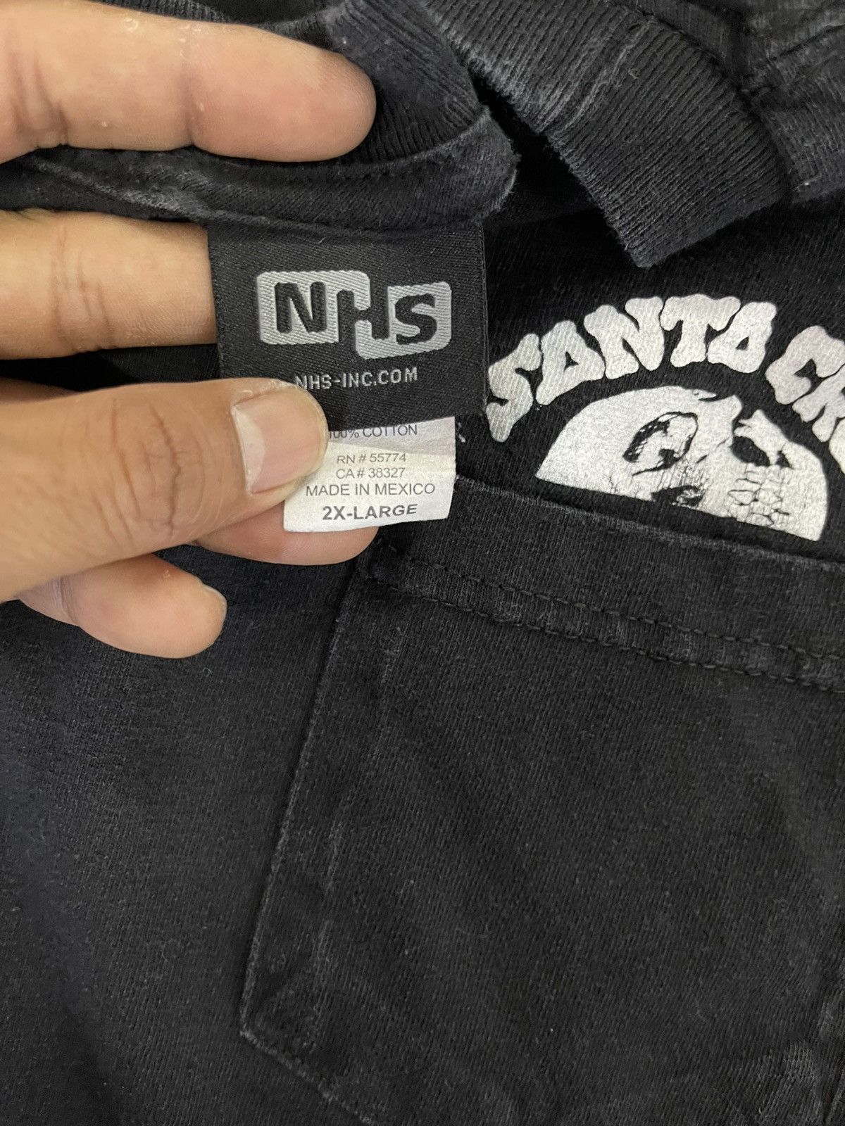 Santa Cruz Skateboards Vintage NHS Santa Cruz t-shirt📸 Size US XXL / EU 58 / 5 - 4 Thumbnail