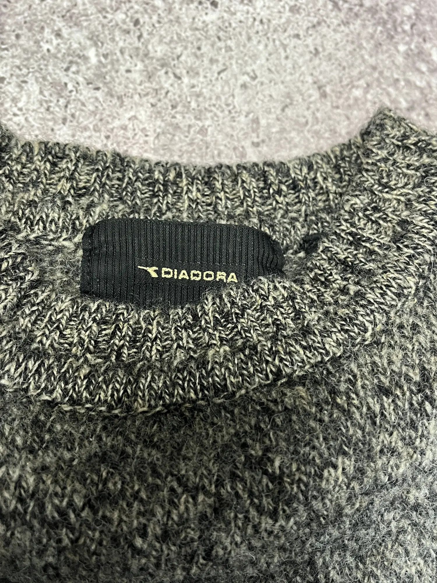 Diadora Vintage Diadora Wool Blend Knit Sweater Crew Neck Pullover Size US M / EU 48-50 / 2 - 2 Thumbnail