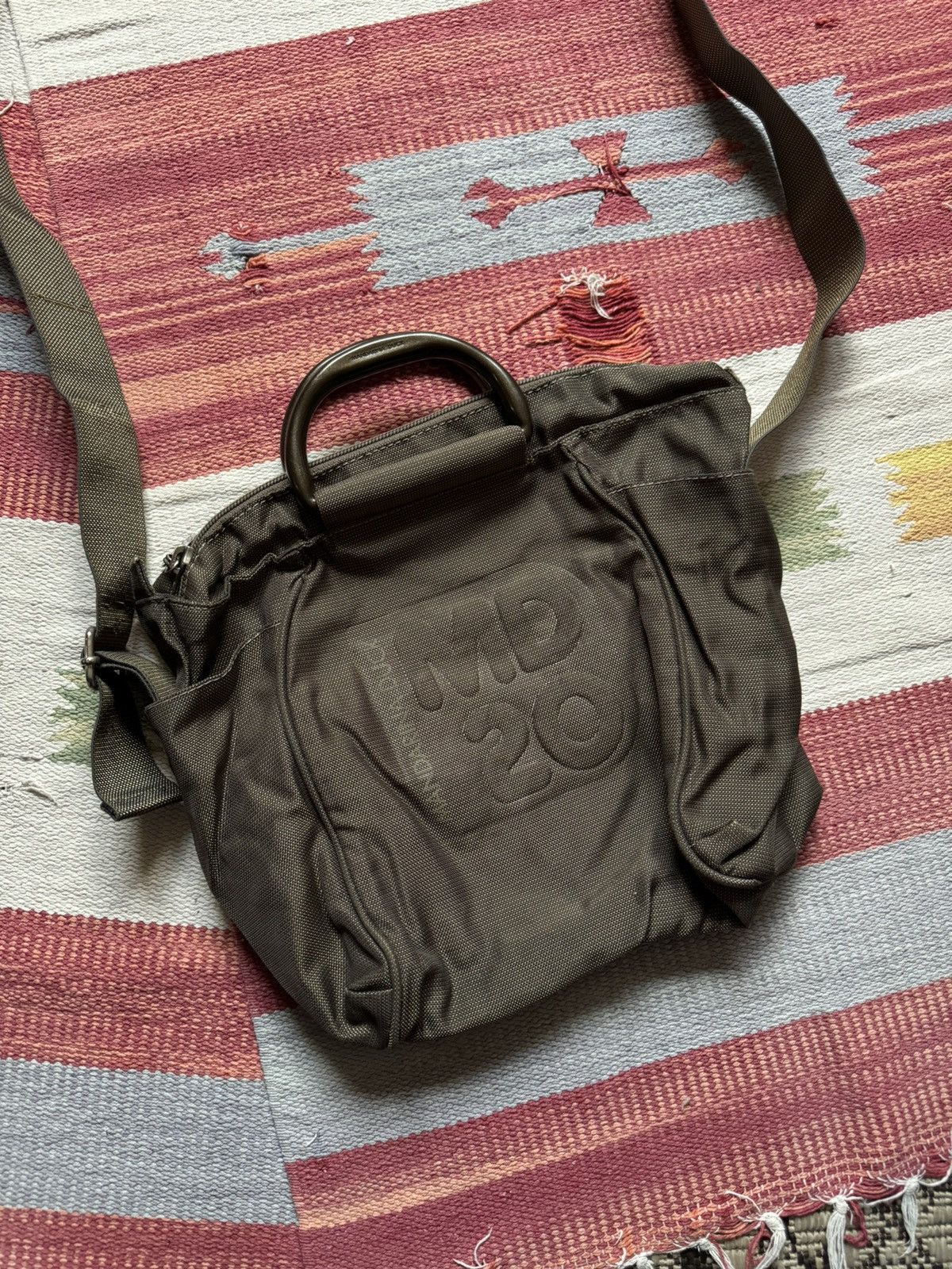 Mandarina Duck Vintage 00’s Mandarina Duck y2k Brown Unisex Sport Bag Size ONE SIZE - 2 Thumbnail