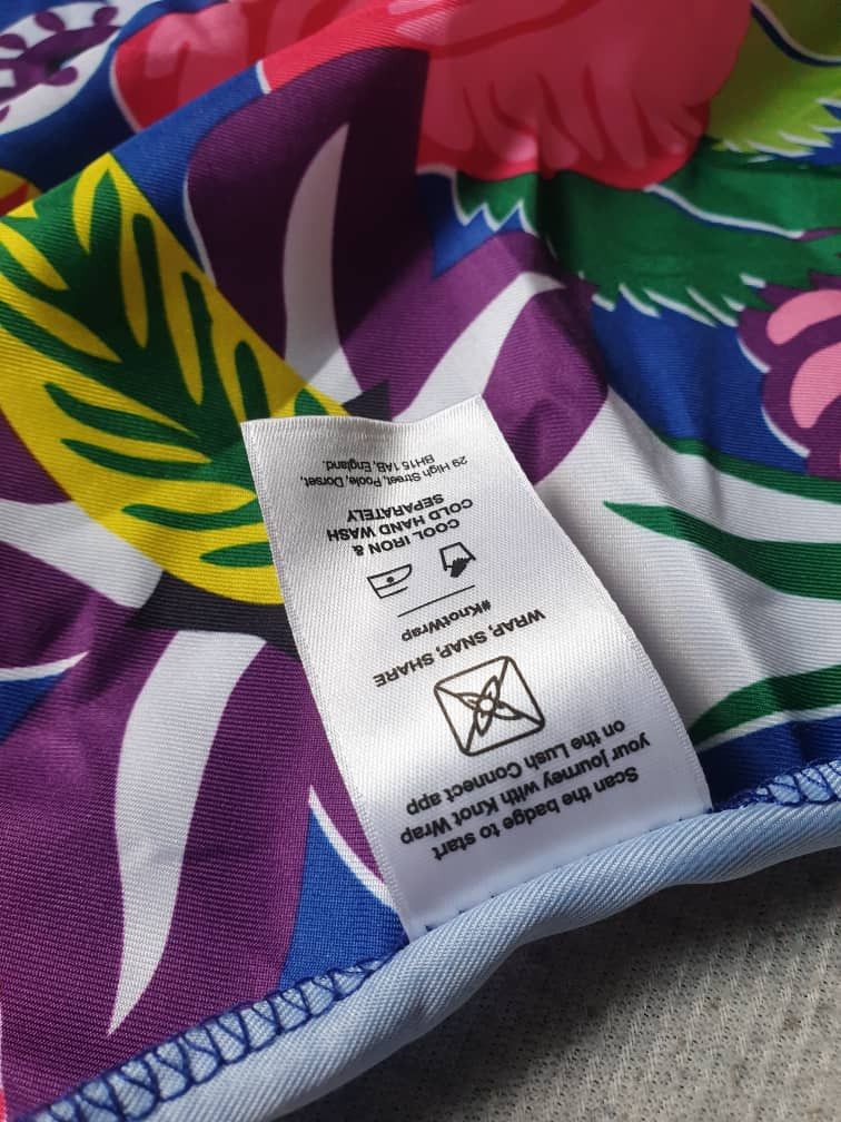 Japanese Brand Lush flower multicolour scarves Size ONE SIZE - 3 Thumbnail