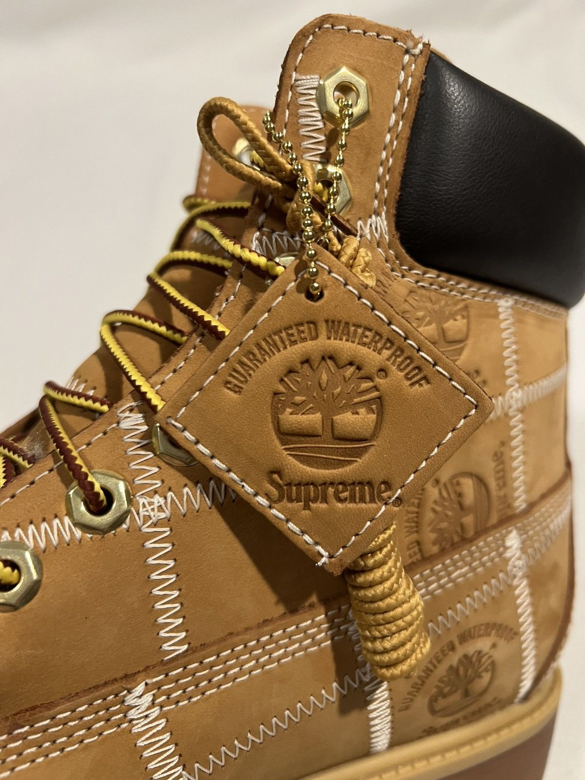 Supreme × Timberland Timberland x Supreme 6 inch Patchwork Boots ‘26 Size US 9.5 / EU 42-43 - 5 Thumbnail