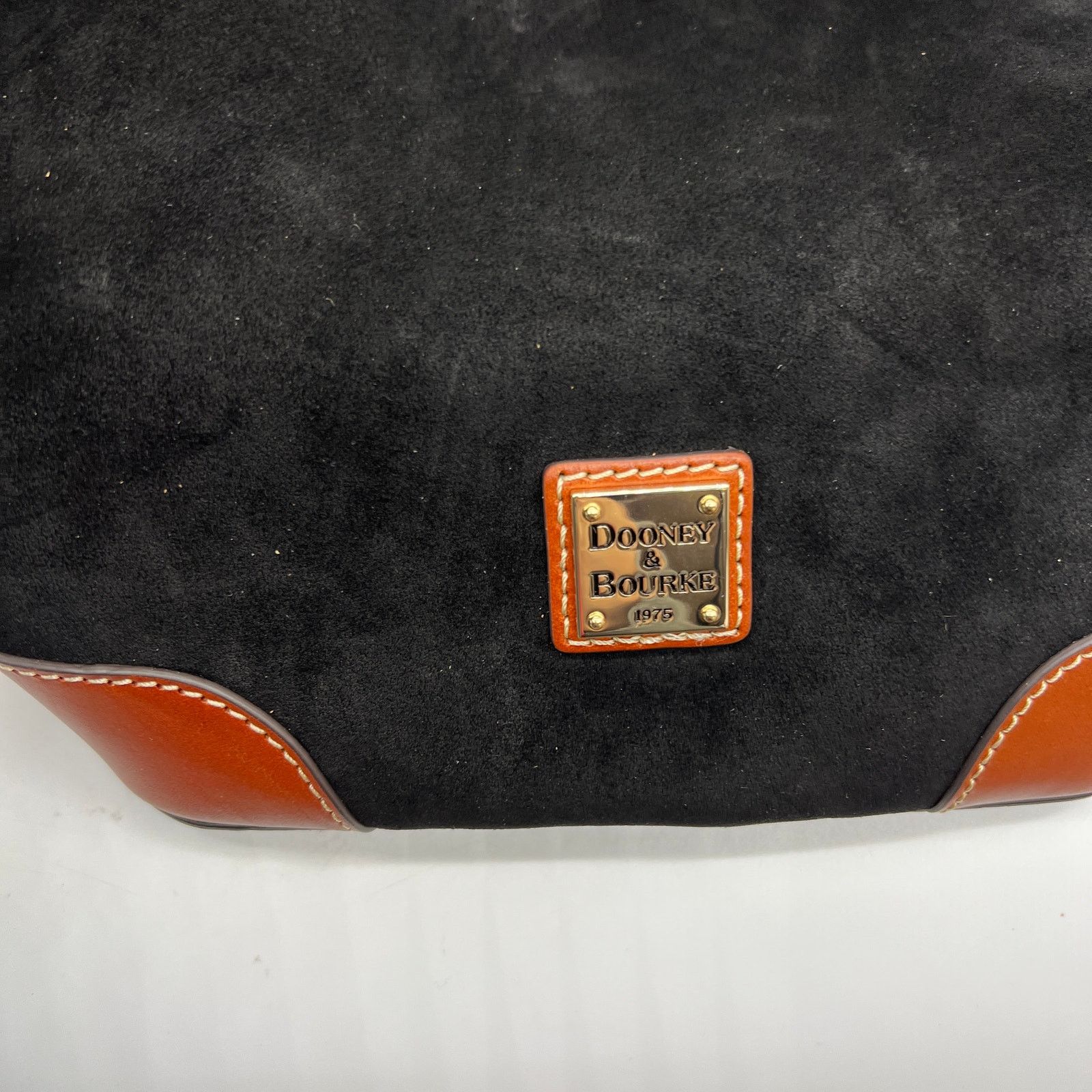 Dooney & Bourke Dooney & Bourke Suede Drawstring Crossbody Bags Black Size ONE SIZE - 7 Thumbnail