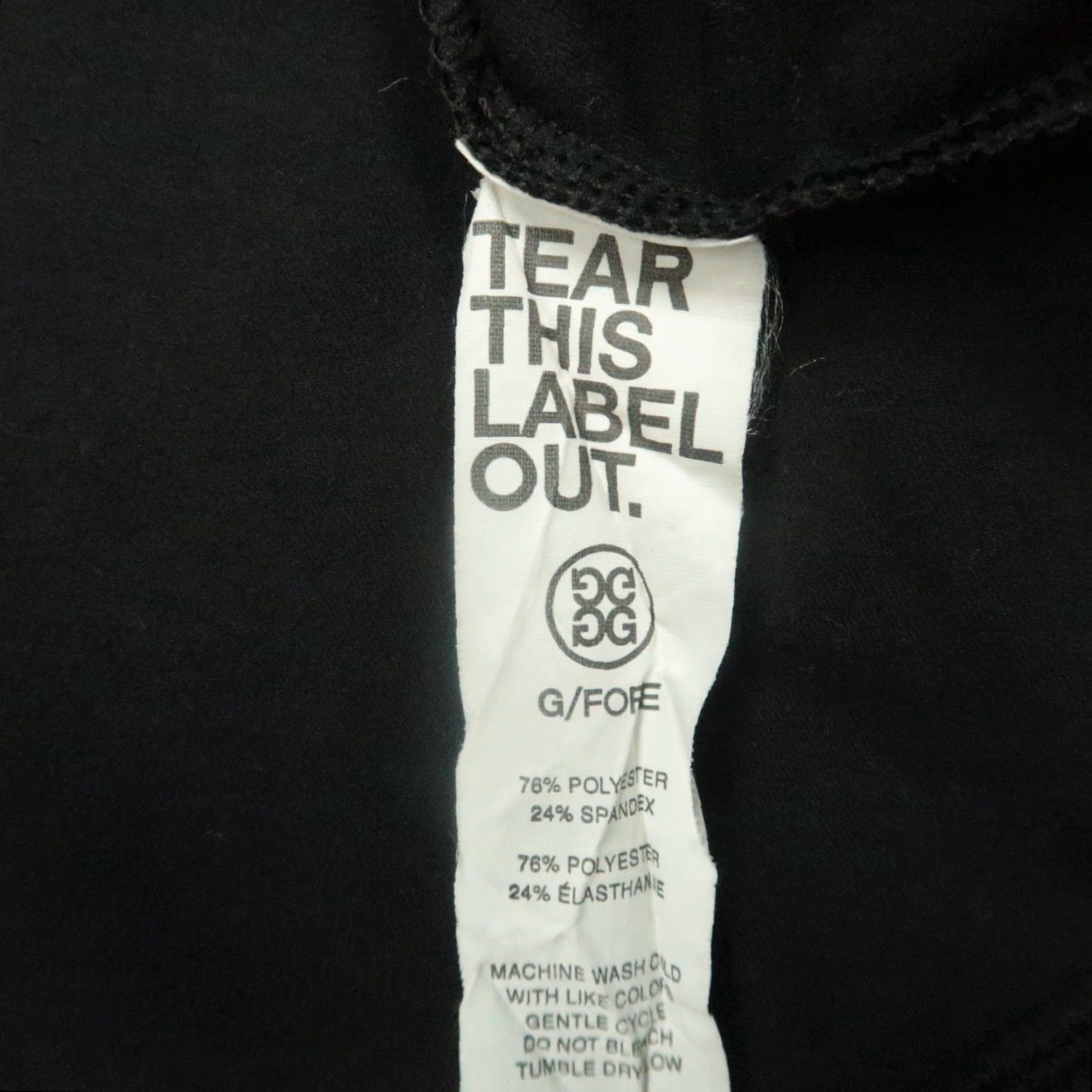 G/FORE G Fore Jacket Mens XL Black Full Zip Stretch Performance Jacket Regular Fit Size US XL / EU 56 / 4 - 6 Thumbnail