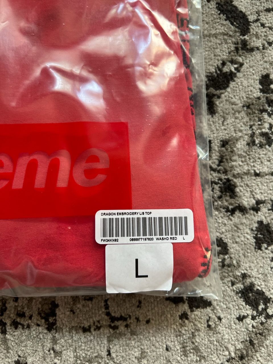 Supreme Dragon Embroidered L/S Top Size US L / EU 52-54 / 3 - 4 Thumbnail