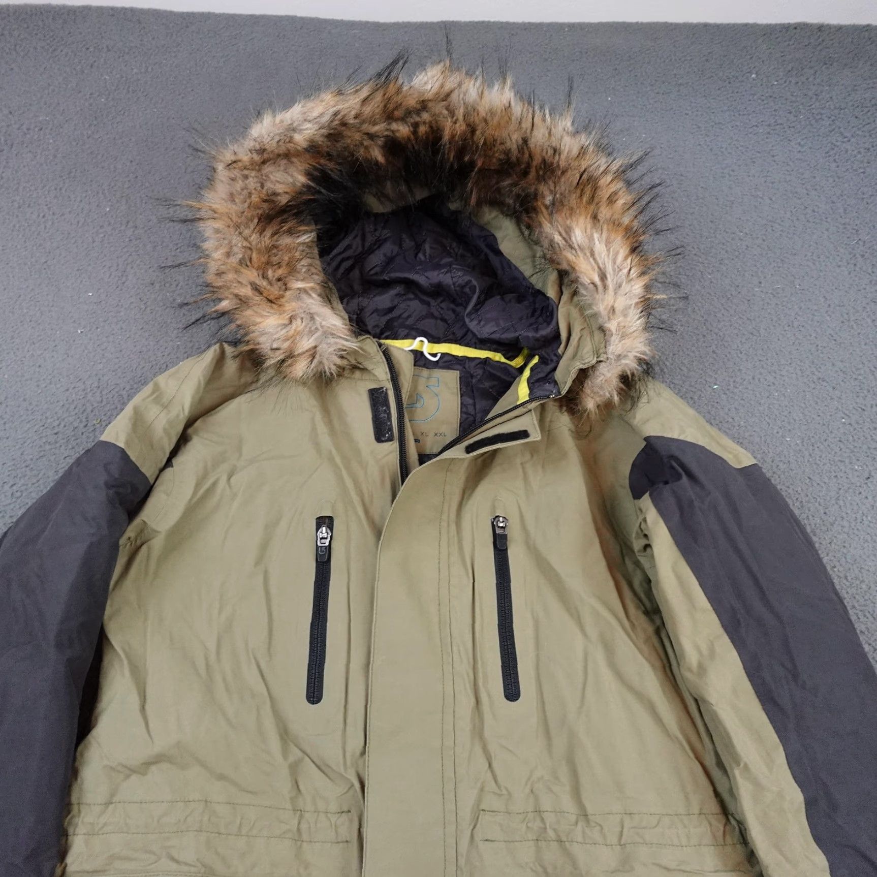 Burton Burton Coat Womens Medium Green Hooded Parka Insulated Ski Winter Faux Fur Trim Zip Pockets Size M / US 6-8 / IT 42-44 - 4 Thumbnail
