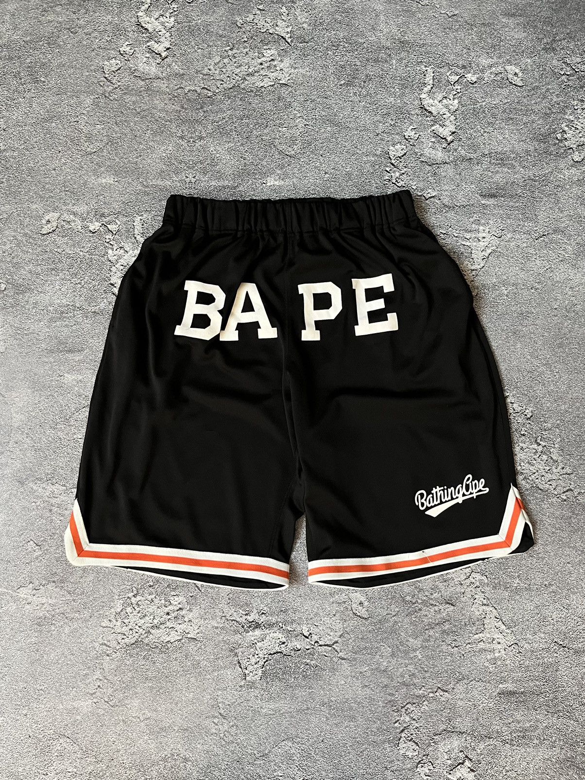 image of Bape Jersey Shorts in Black, Men's (Size 32)