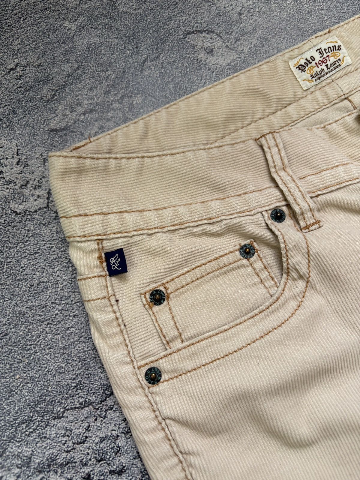 Polo Ralph Lauren Polo Ralph Lauren Kelly Jean Corduroy Pants Beige 28/6 Size 28" / US 6 / IT 42 - 13 Thumbnail