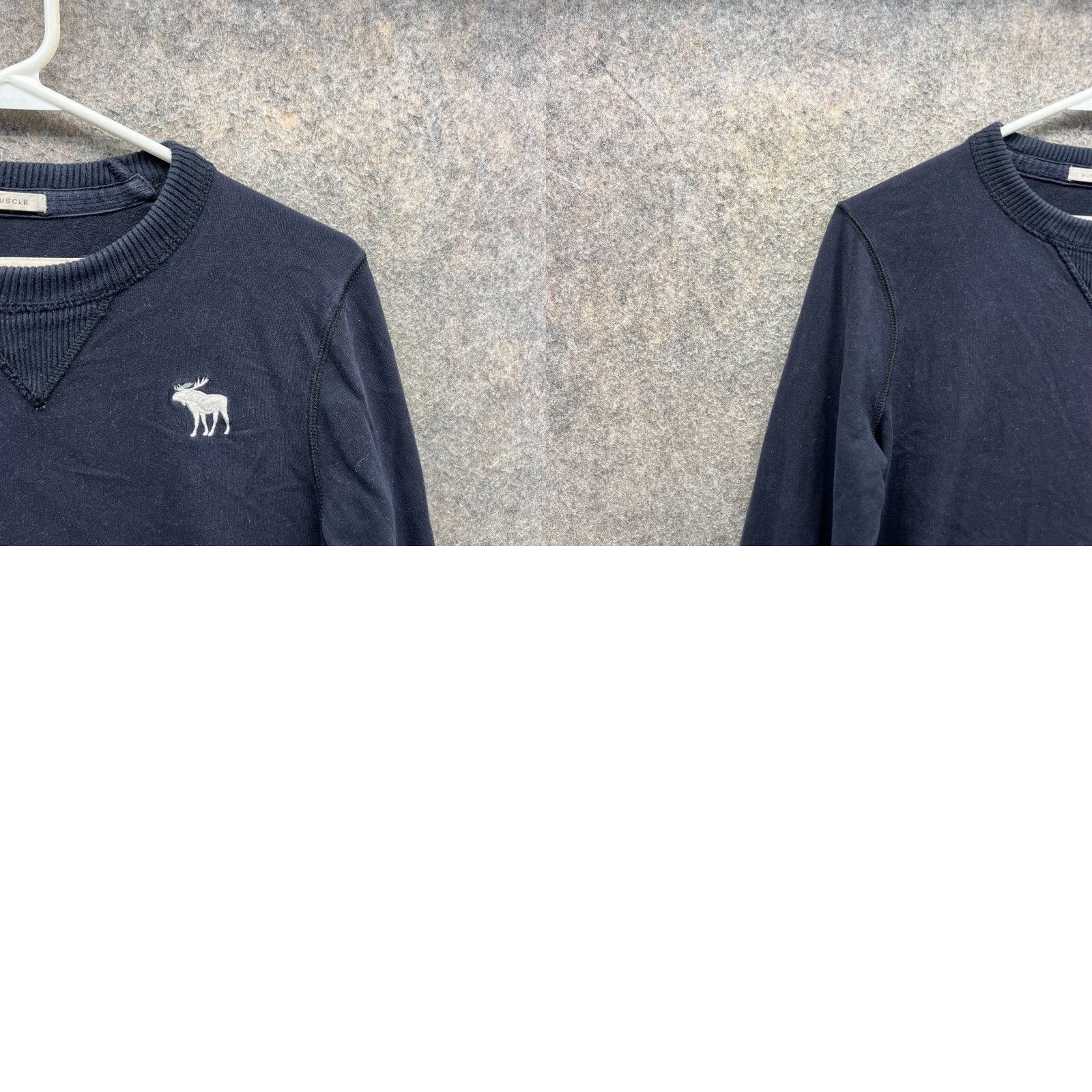 Abercrombie & Fitch VINTAGE Abercrombie & Fitch Sweater Women Small Blue Pullover Crewneck Embroidered Logo Size S / US 4 / IT 40 - 9 Thumbnail