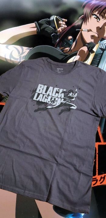 Universal Studios LIMITED EDITION ANIME T-SHIRT BLACK LAGOON REVY GRAPHIC L Size US L / EU 52-54 / 3 - 1 Thumbnail