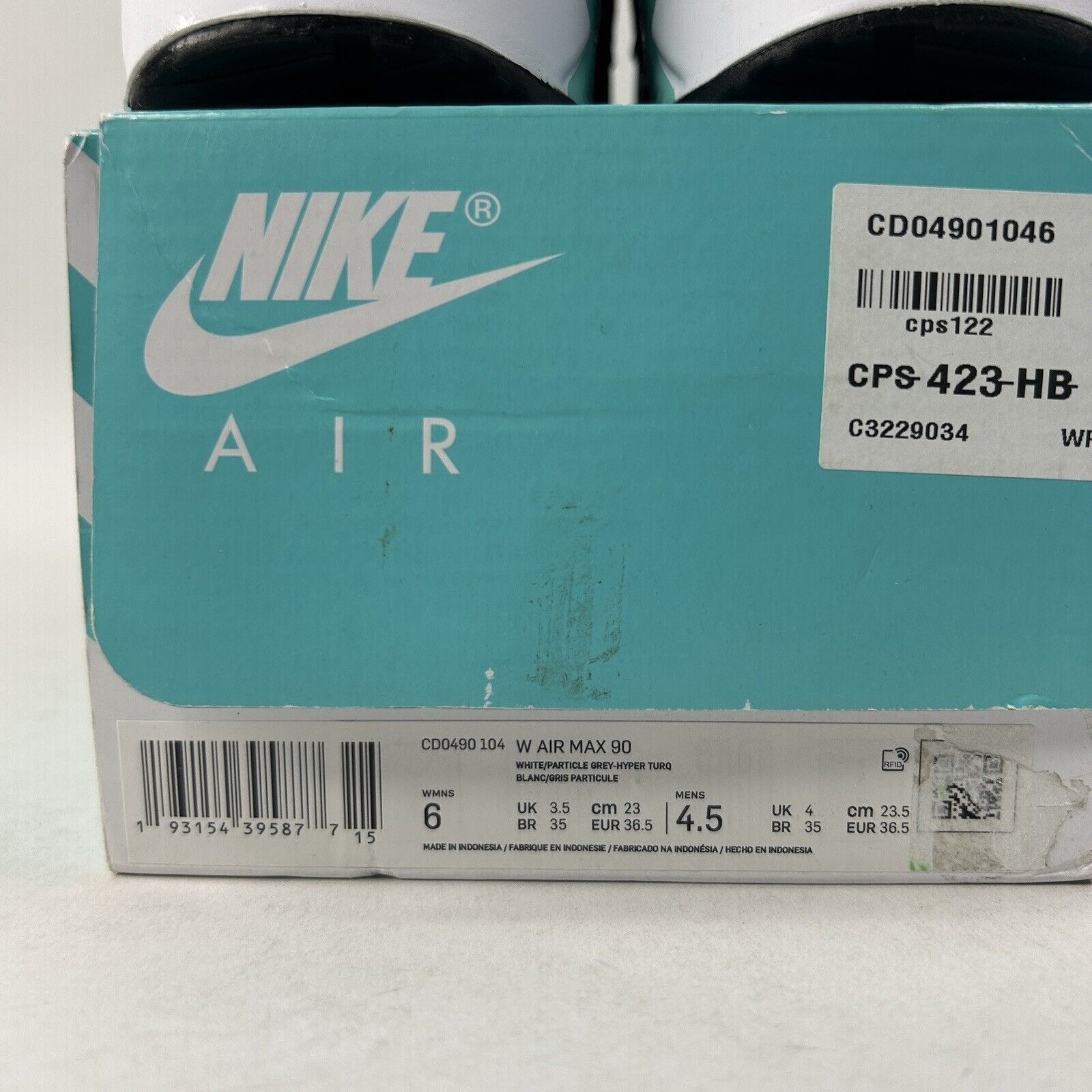 Nike Nike Air Max 90 Recraft WMNS “Hyper Turquoise" 2024 Size US 6 / IT 36 - 5 Thumbnail