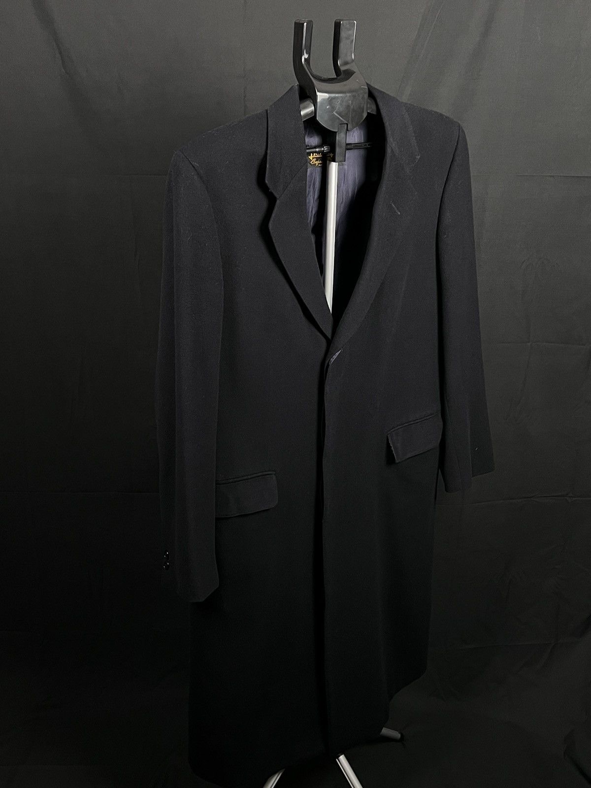 image of Herno Vintage Heavy Coat in Black, Men's (Size Large)