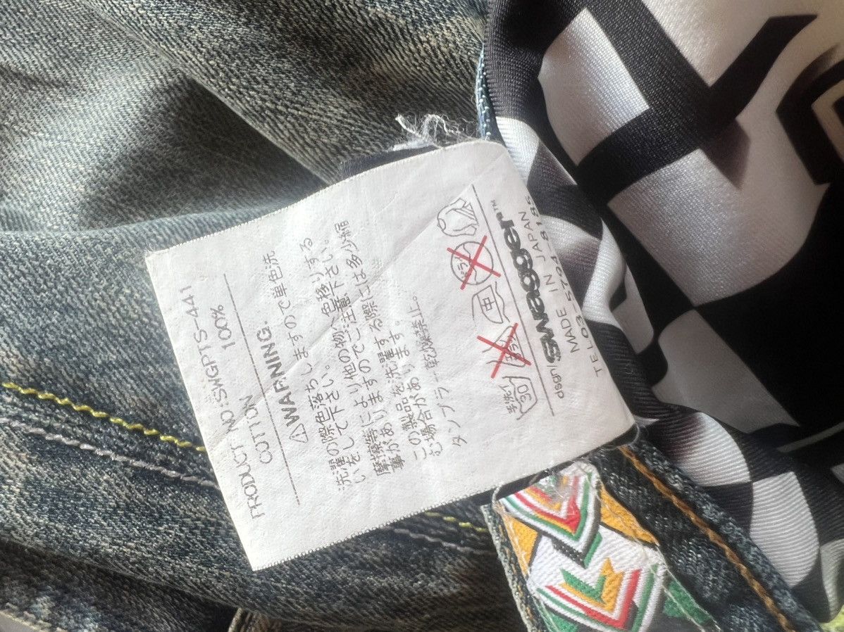 Swagger Vintage Swagger Japan Faded Dirty Mud Denim Jeans Size US 32 / EU 48 - 25 Thumbnail