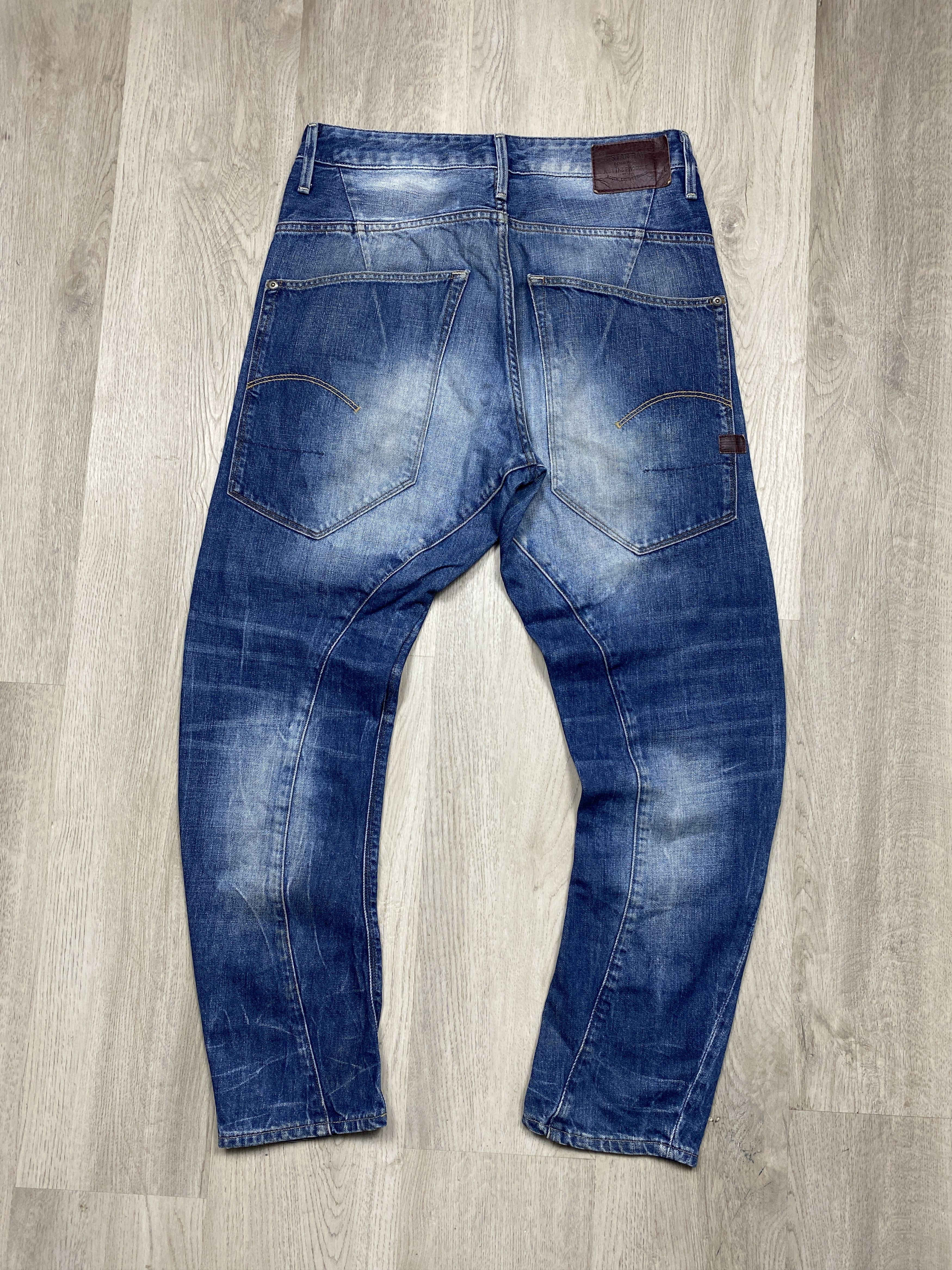 G-Star G Star Raw Vintage Mens 3D Loose Tapered Denim Pants Jeans Size US 31 - 1 Thumbnail