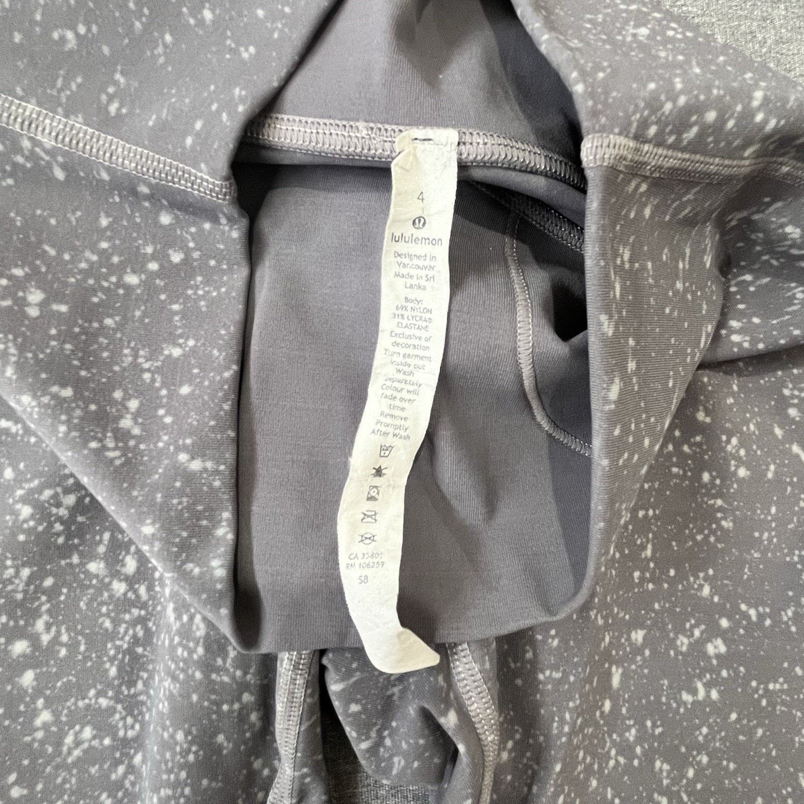 Lululemon Lululemon Wunder Under High-Rise Leggings Washed Asphalt 4 Size 27" / US 4 / IT 40 - 3 Thumbnail