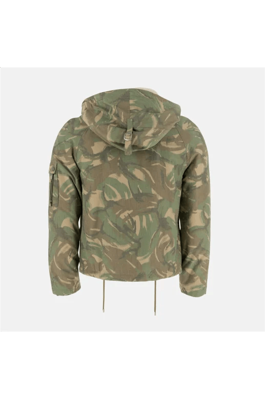 Saint Laurent Paris o1y0325 Hooded Jacket in Military Green Size US S / EU 44-46 / 1 - 3 Thumbnail