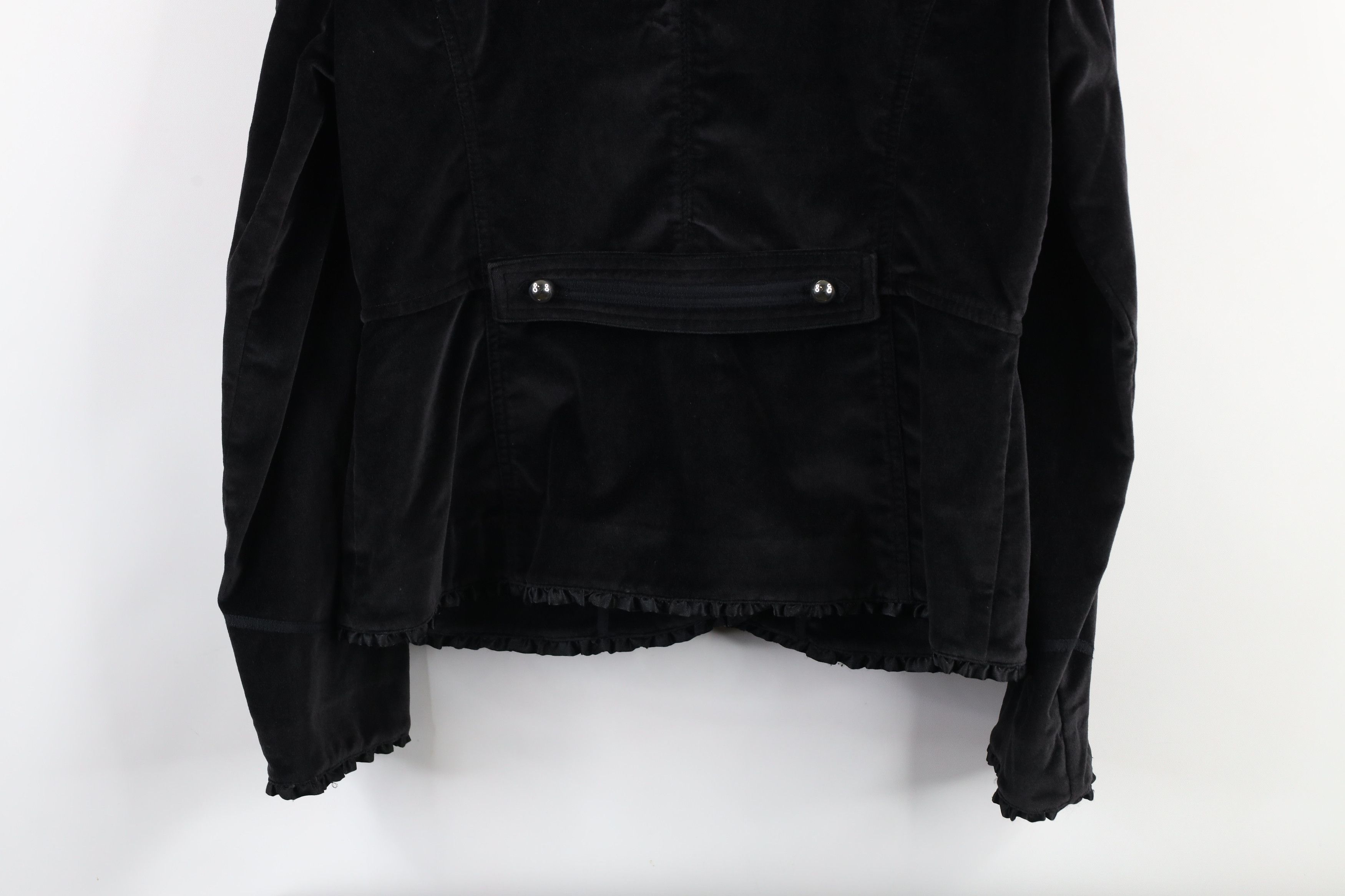 Vintage × White House Black Market White House Black Market Trim Velour Military Blazer Jacket Size L / US 10 / IT 46 - 12 Thumbnail