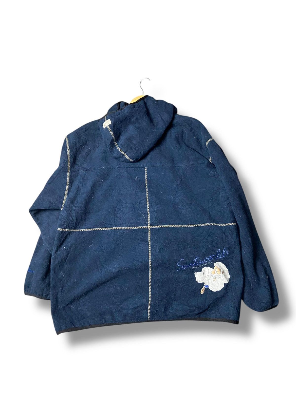 Japanese Brand Santaworld Sweden 1984 F Hooded Fleece Jacket (156) Size US XXL / EU 58 / 5 - 7 Thumbnail