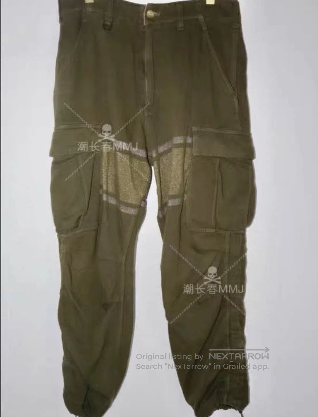 Mastermind Japan Green Cargo Pants with Multiple Pockets . Size US 34 / EU 50 - 1 Thumbnail