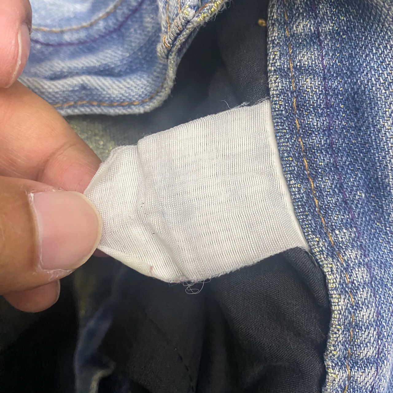 If Six Was Nine 💥Flare💥Vintage Foot Three Style Distressed Denim Size US 30 / EU 46 - 19 Thumbnail