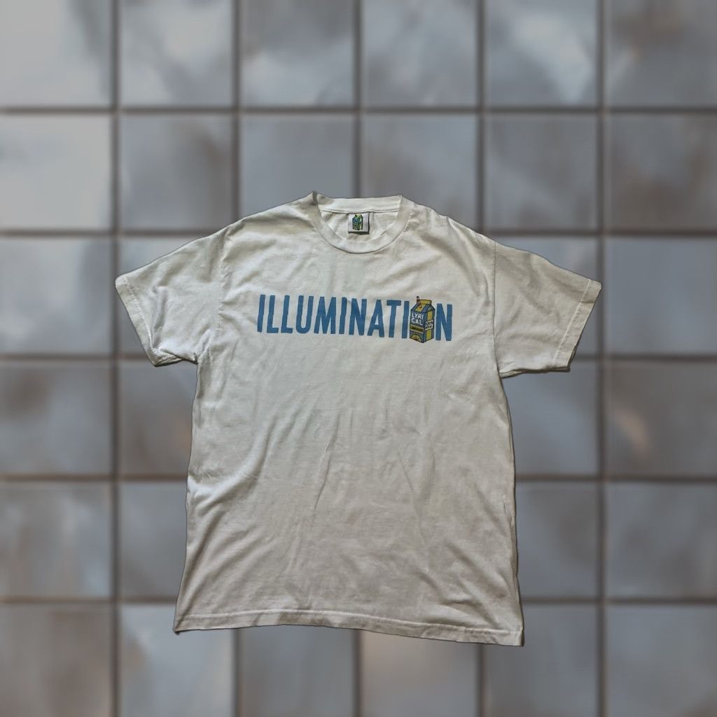 Vintage Lyrical Lemonade X Minions The Rise Of Gru Illumination Graphic White T-Shirt LG Mens Short Sleeve Crewneck - Size US L / EU 52-54 / 3 - 1 Thumbnail