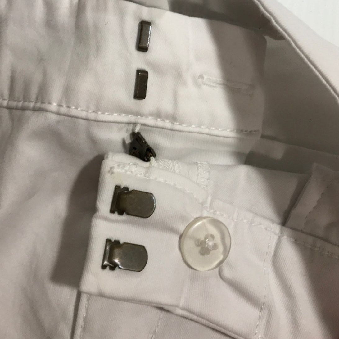 Old Navy Old Navy Pixie White Straight Leg Petite Ankle Pants 6 Size 28" / US 6 / IT 42 - 5 Thumbnail