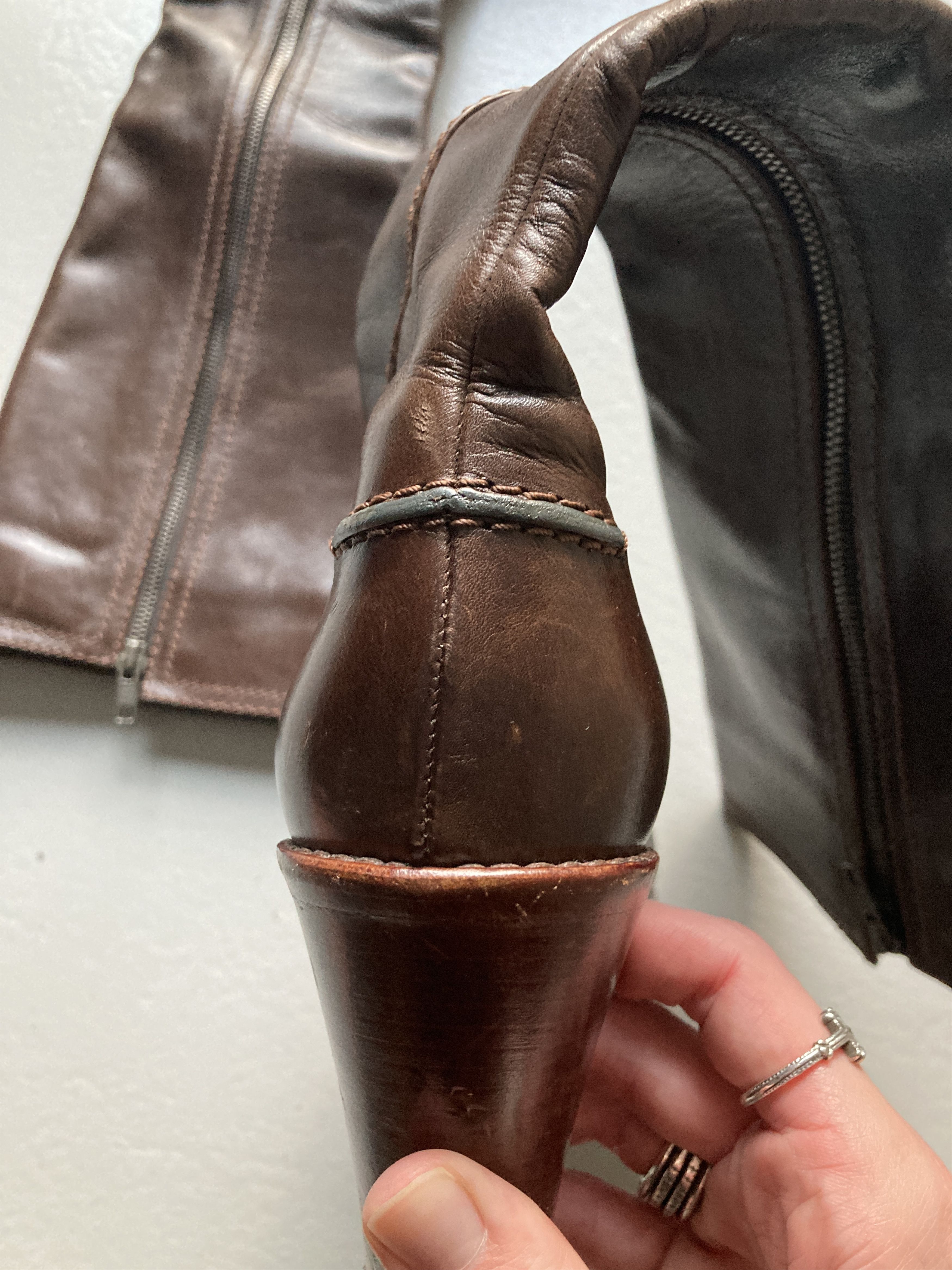 Veronique Branquinho Brown Leather Boots Size US 9.5 / IT 39.5 - 5 Thumbnail