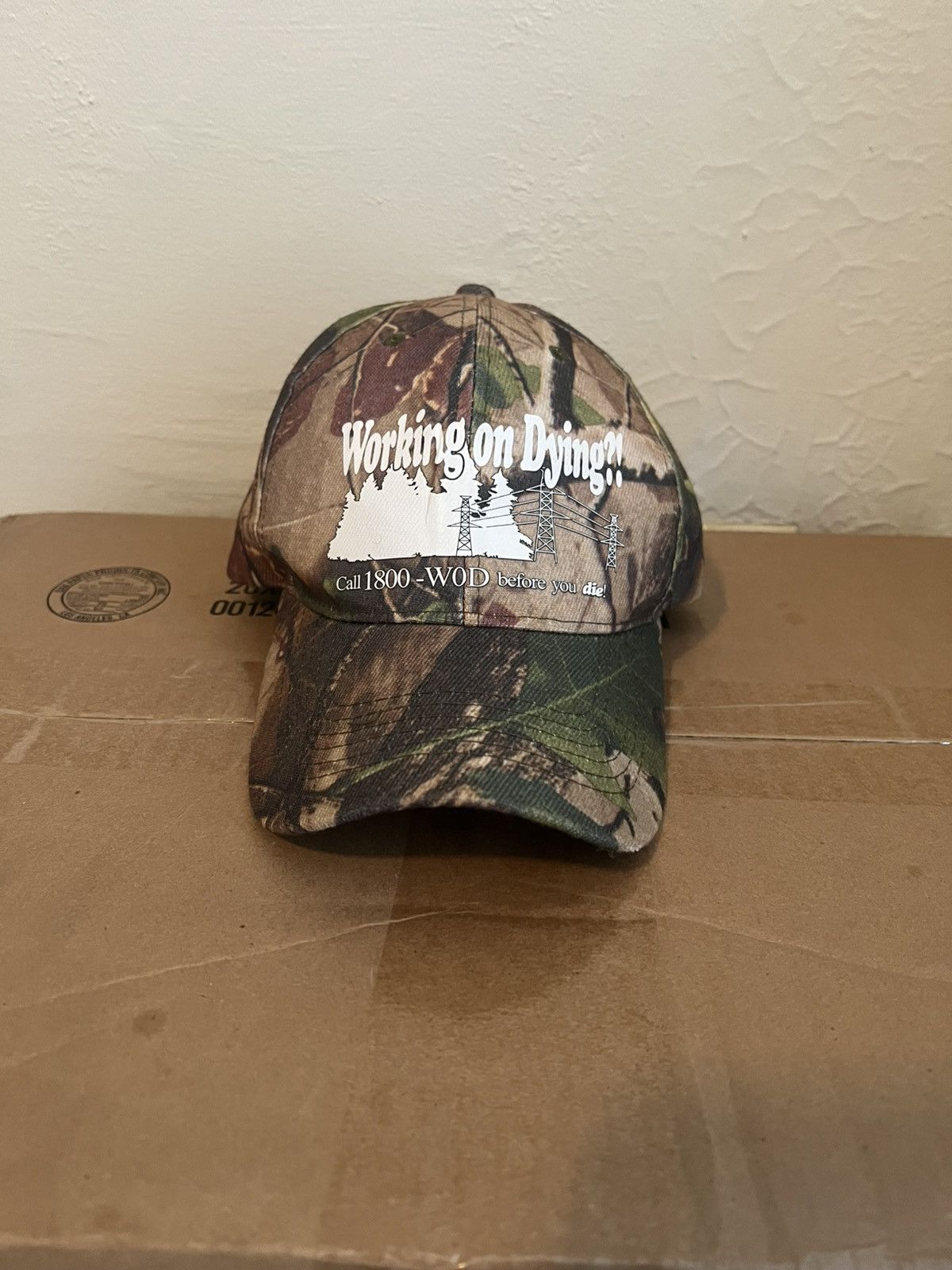 Other Working On Dying Camo Hat Size ONE SIZE - 1 Thumbnail