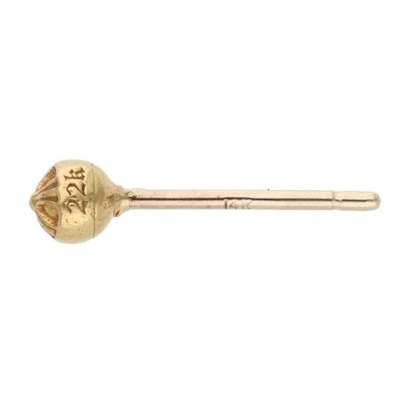 Chrome Hearts Chrome Hearts 22K STUD CRS BALL MINI Earring Size ONE SIZE - 3 Thumbnail