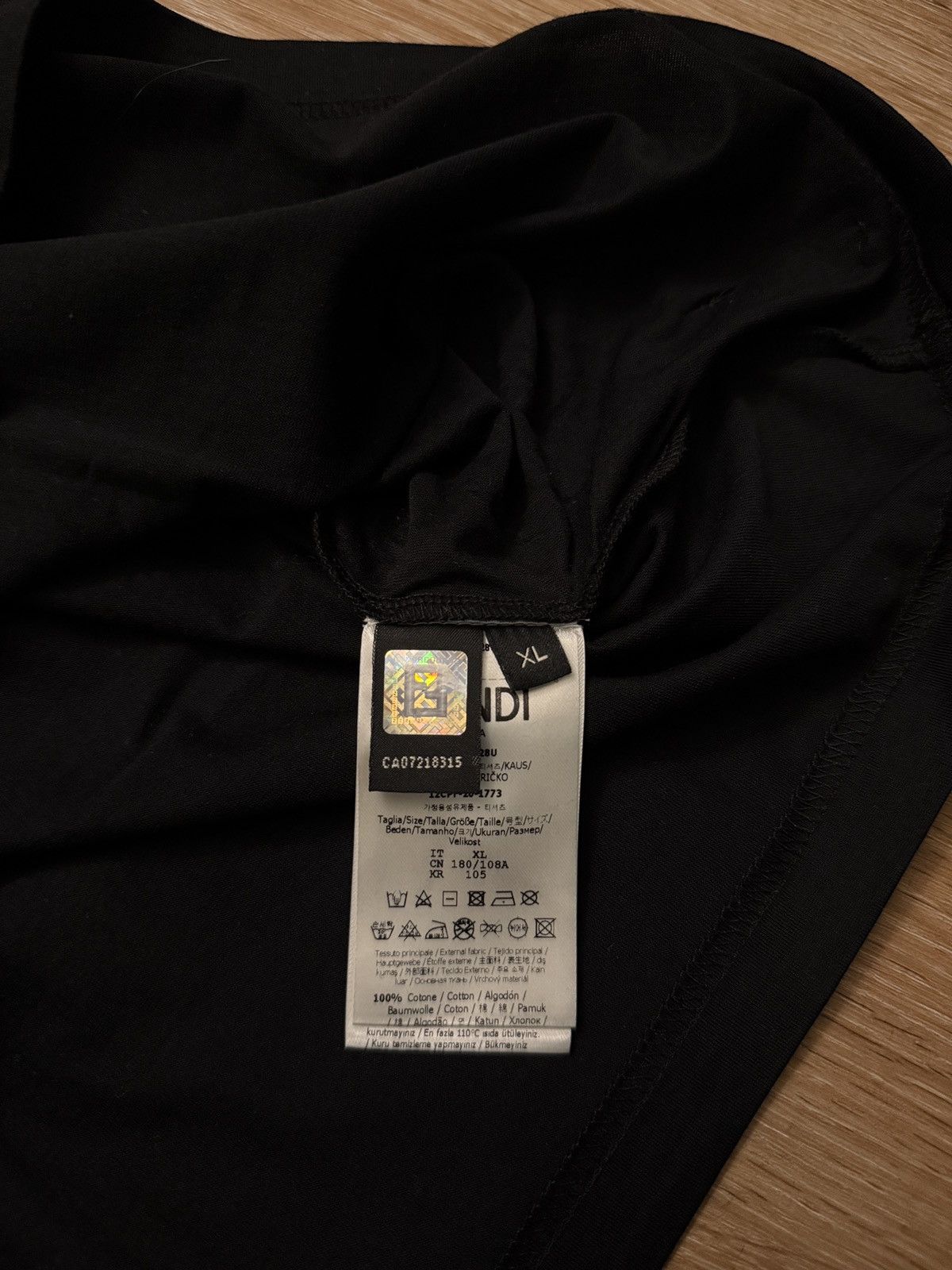 Fendi Fendi Logo T shirt Size US L / EU 52-54 / 3 - 5 Thumbnail