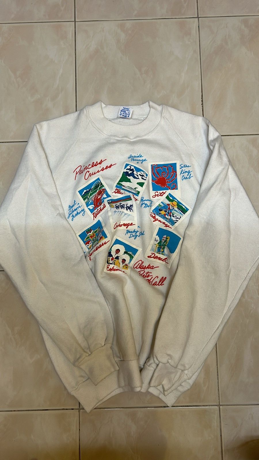 Vintage VTG SWEATSHIRT NICE DESIGN Size US L / EU 52-54 / 3 - 1 Thumbnail