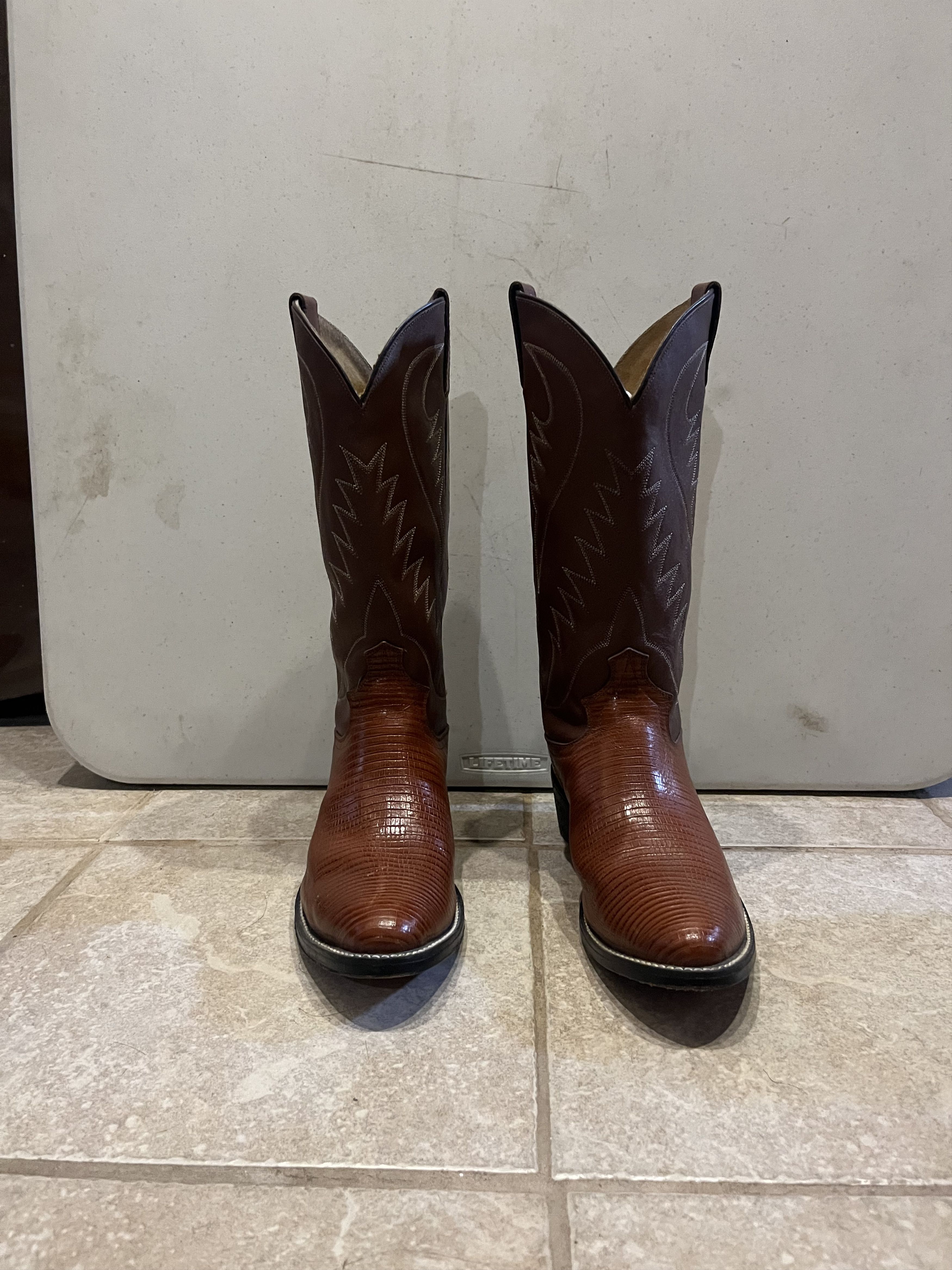Other Brown Leather Cowboy boots Size US 9.5 / EU 42-43 - 3 Thumbnail