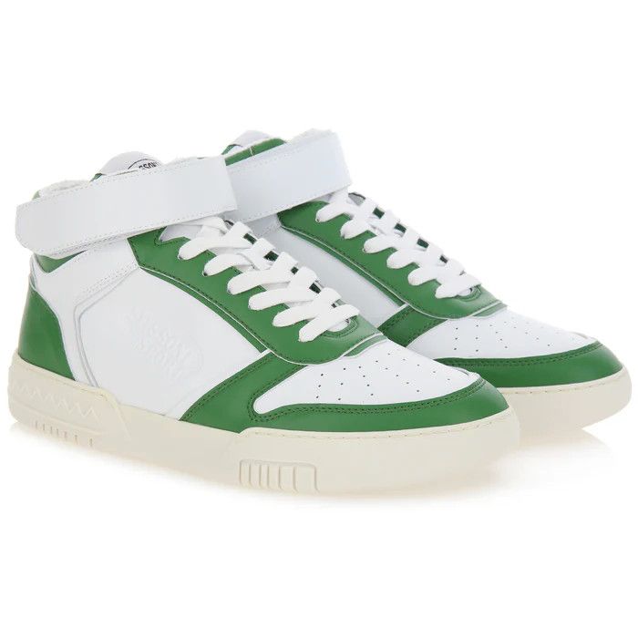 Missoni o1y0225 Hi-Top Sneakers in White/Green Size US 8 / EU 41 - 3 Thumbnail